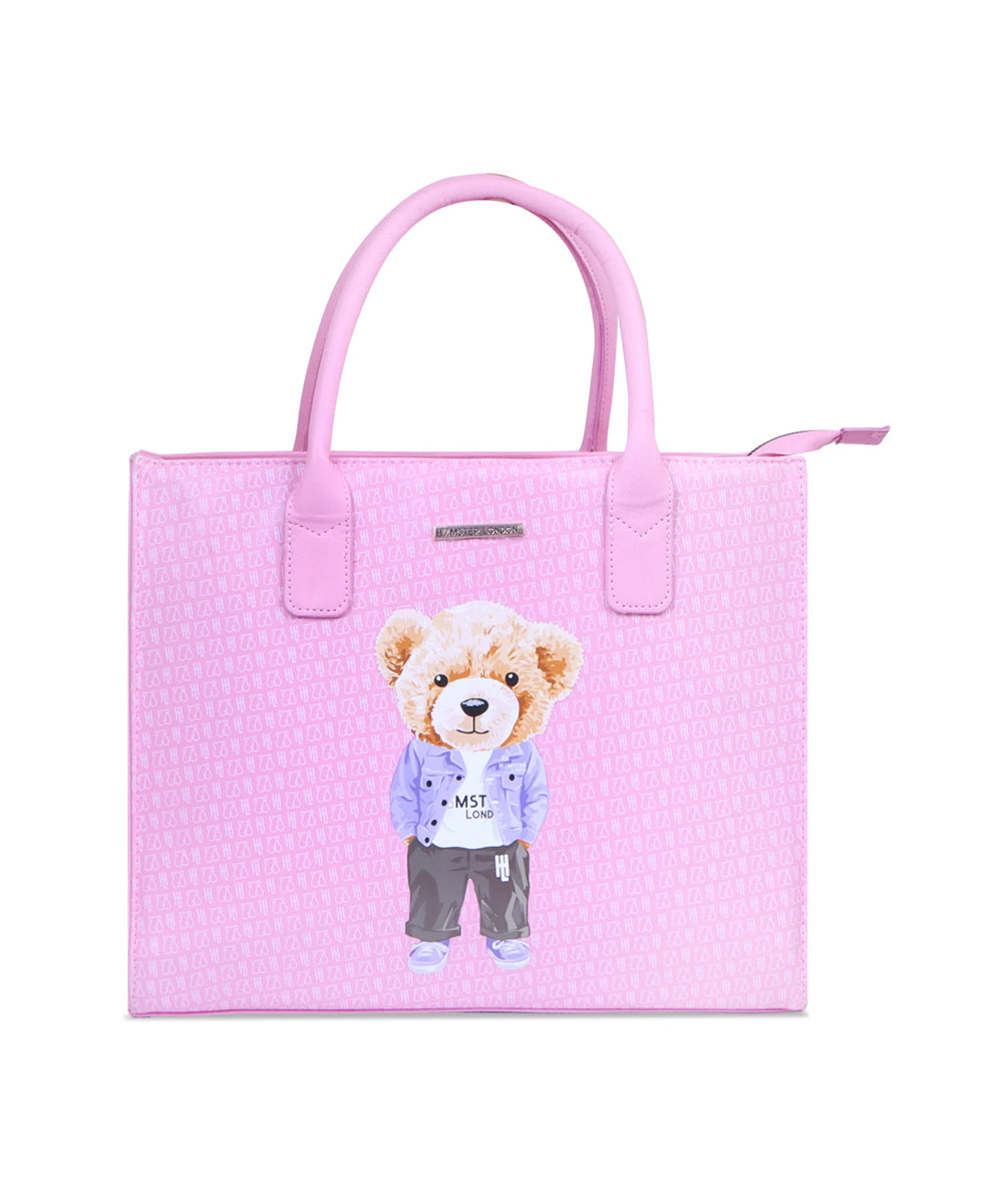 Hamster London Ted H Limited Edition Book Tote Light Pink