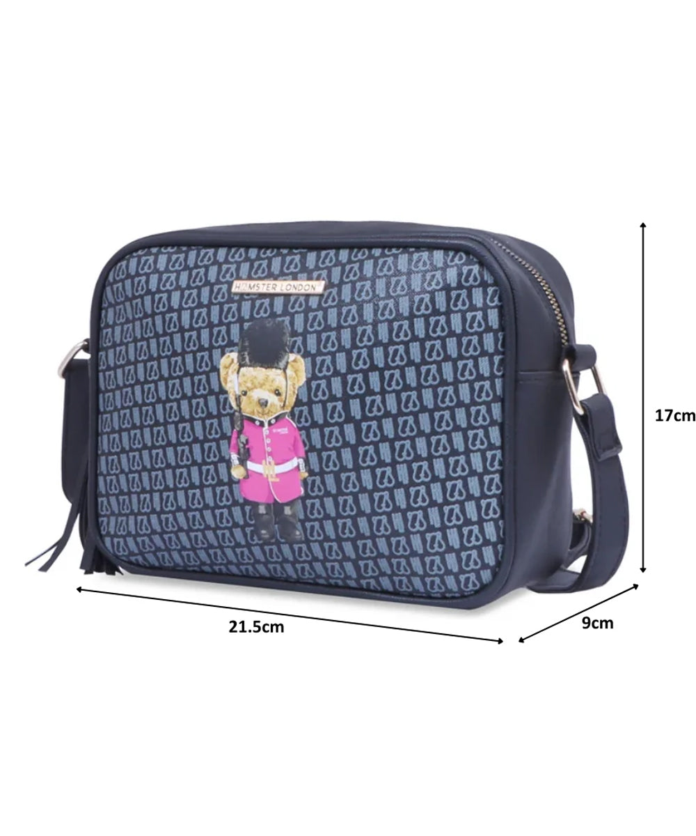 Hamster London Ted H Limited Edition Cam Sling Black