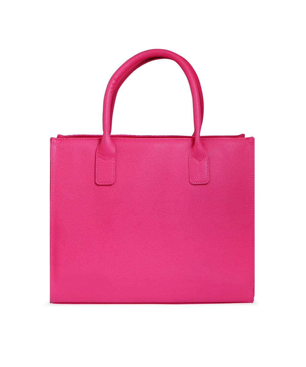Hamster London Ted H Limited Edition Book Tote Hot Pink