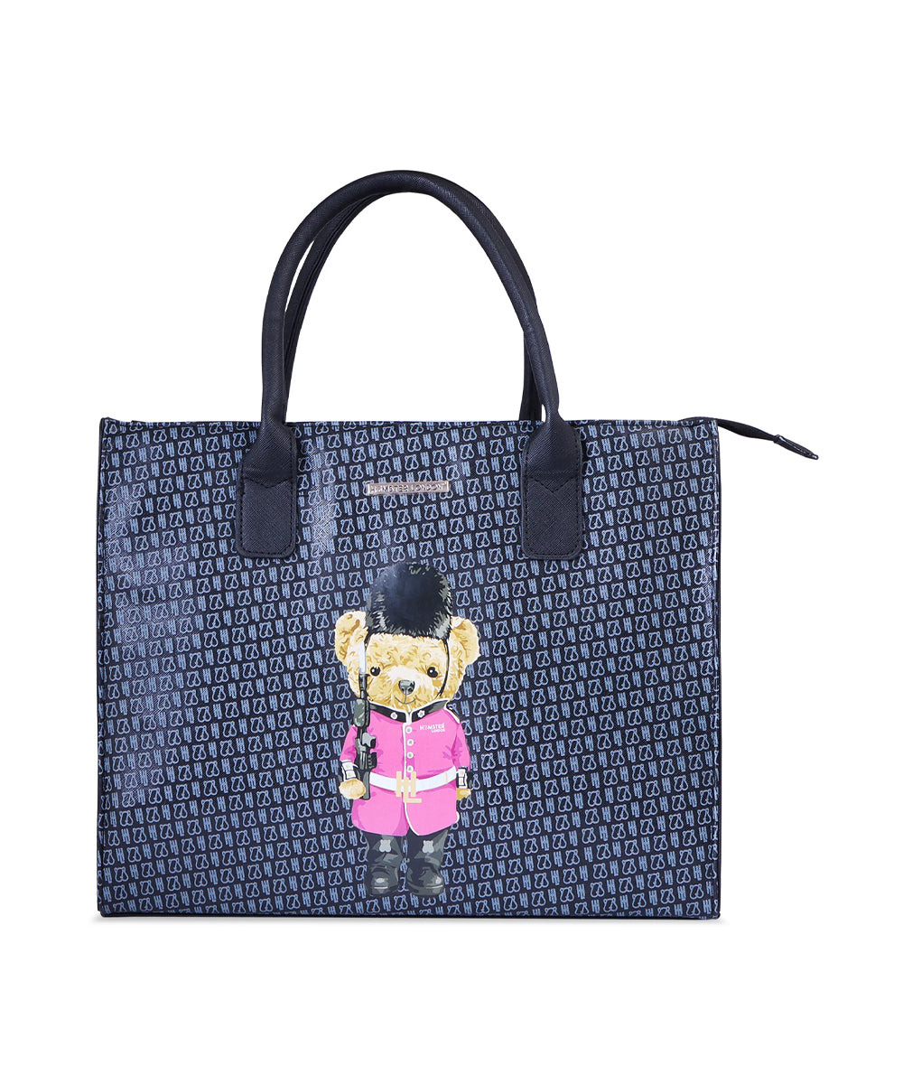 Hamster London Ted H Limited Edition Book Tote Black