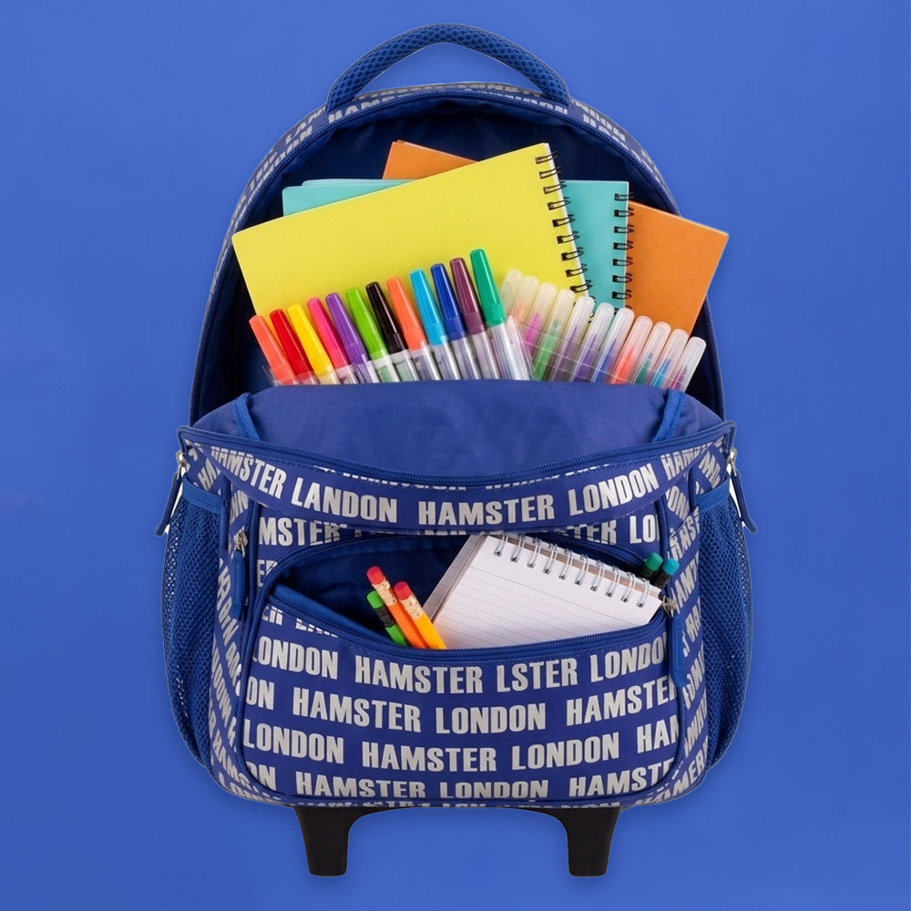 Hamster London Insider Trolley Bag Blue 16inch