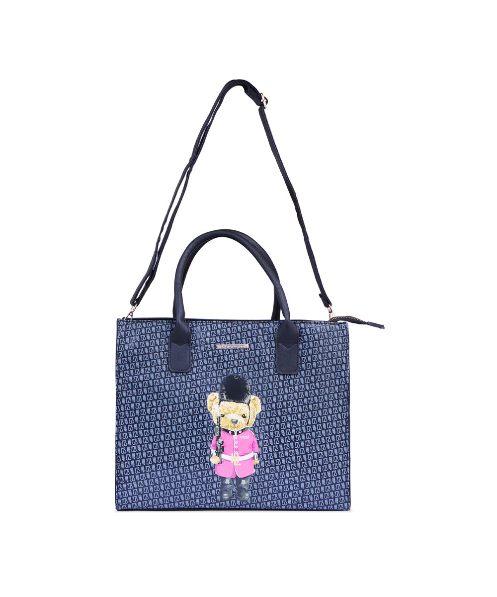 Hamster London Ted H Limited Edition Book Tote Black