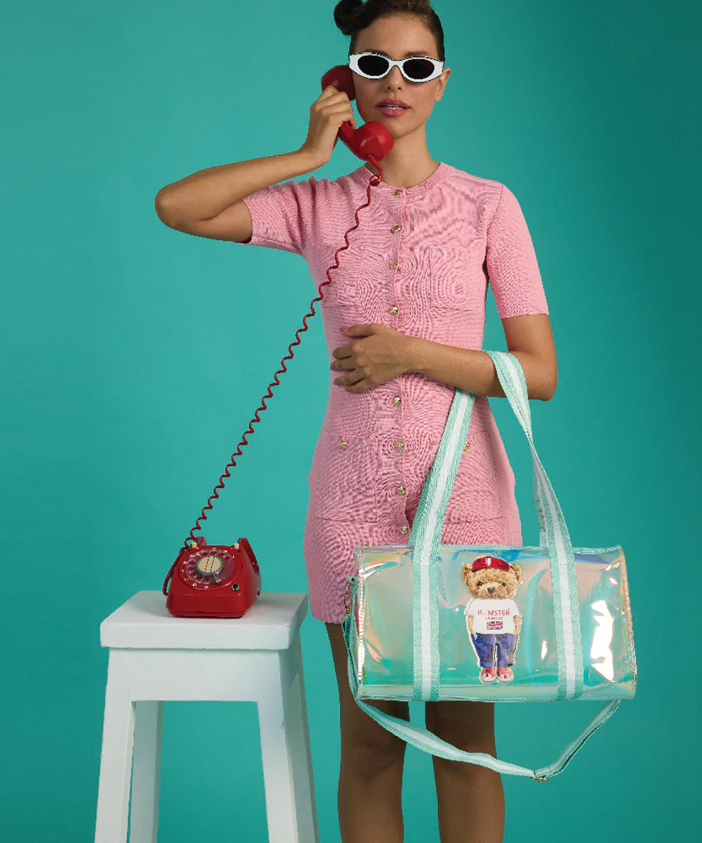 Hamster London Ted H Triangle Duffle Aqua