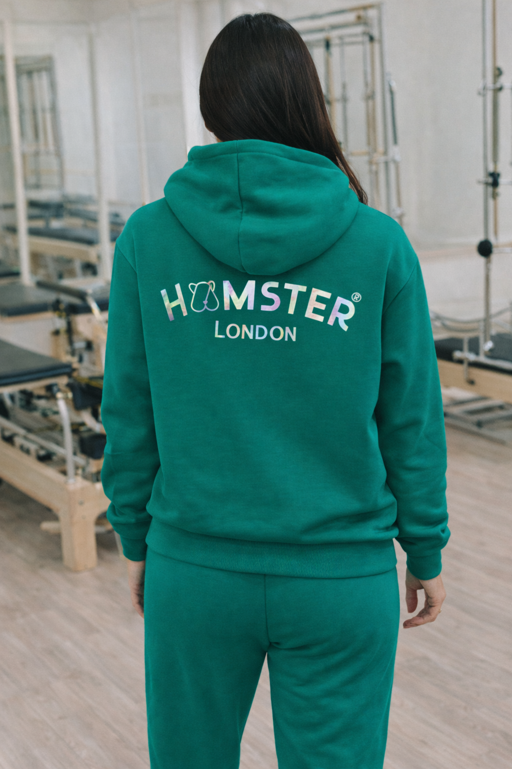 Hamster London Ted H Holiday Green Hoodie & Lower Cord Set