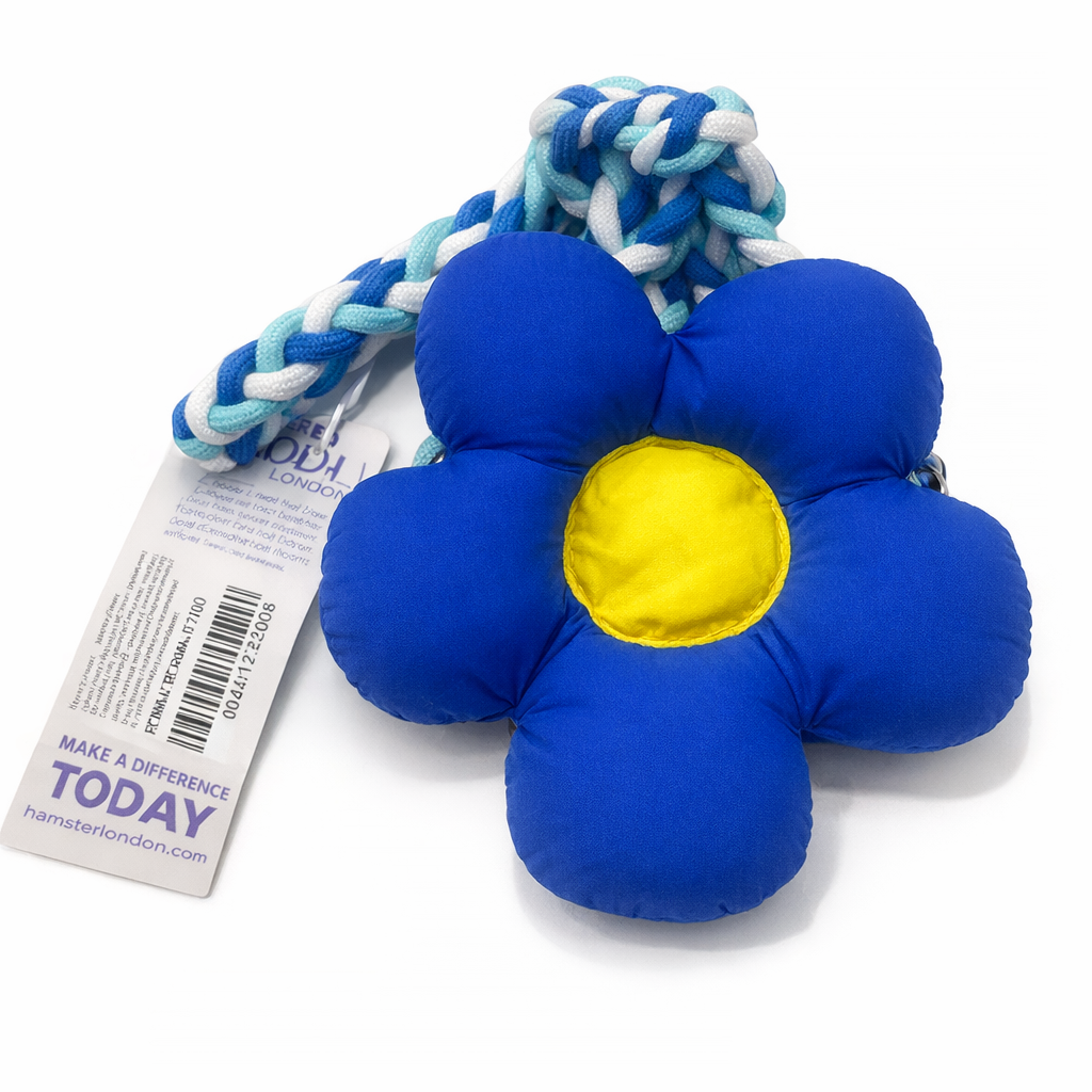 Hamster London Luxe Blue Daisy Phone Sling