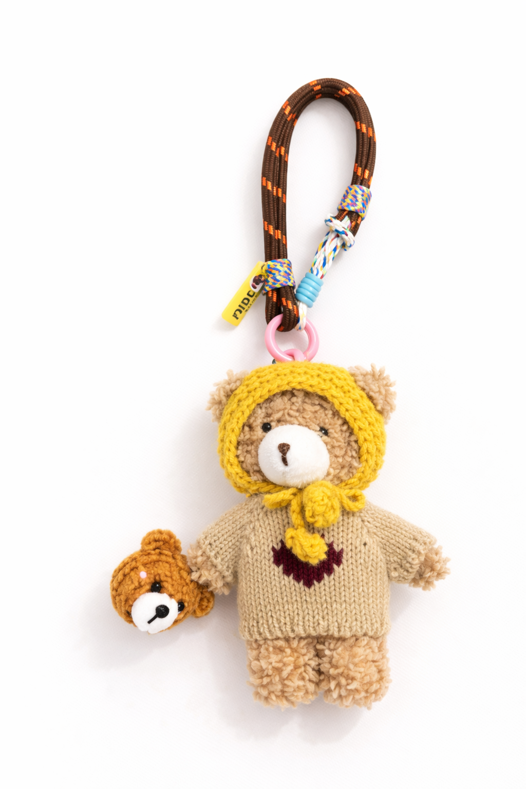 Hamster London Luxe Soft Sunny Teddy Bag Charm