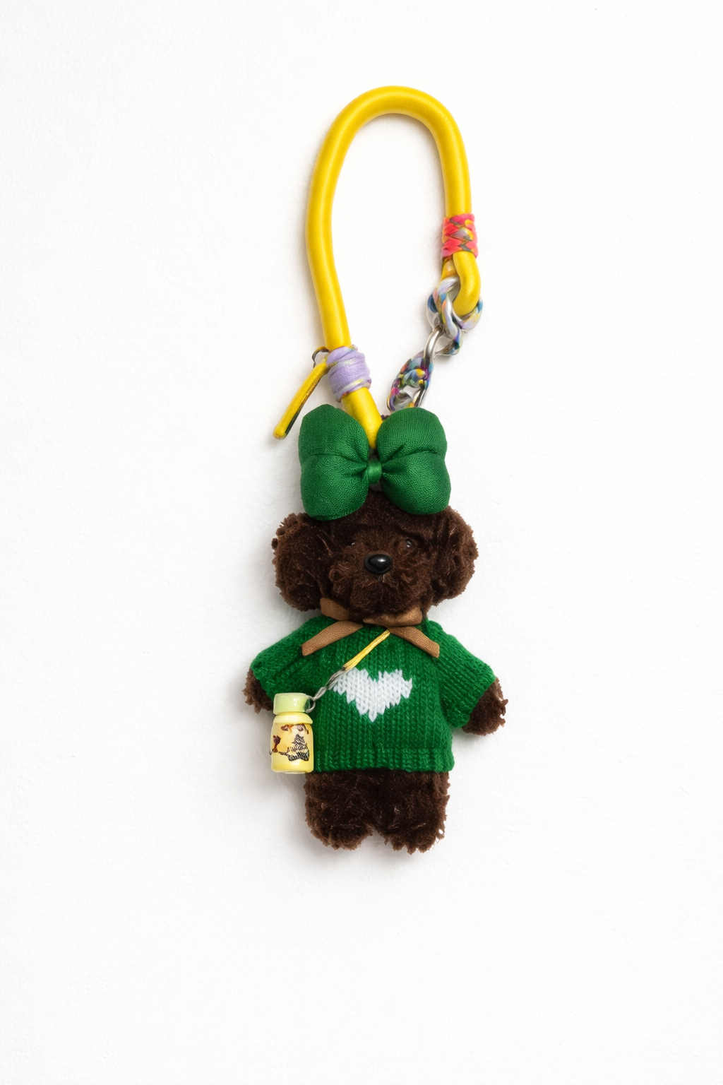 Hamster London Luxe Soft Green Buddy Bear Bag Charm