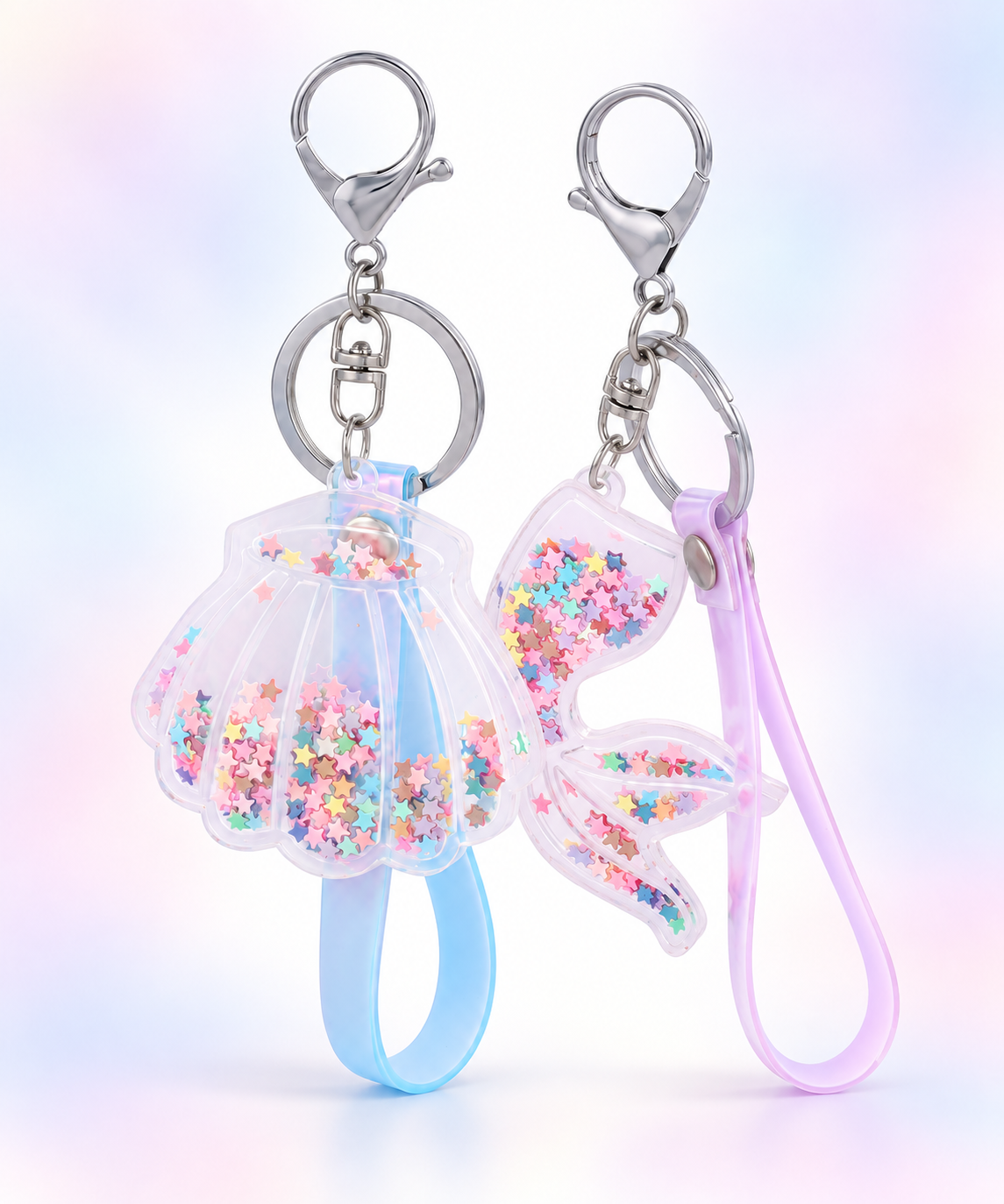 Hamster London Confetti Charm Keychain