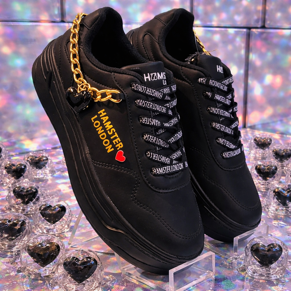 Hamster London Marcella Classic Black Party Sneakers