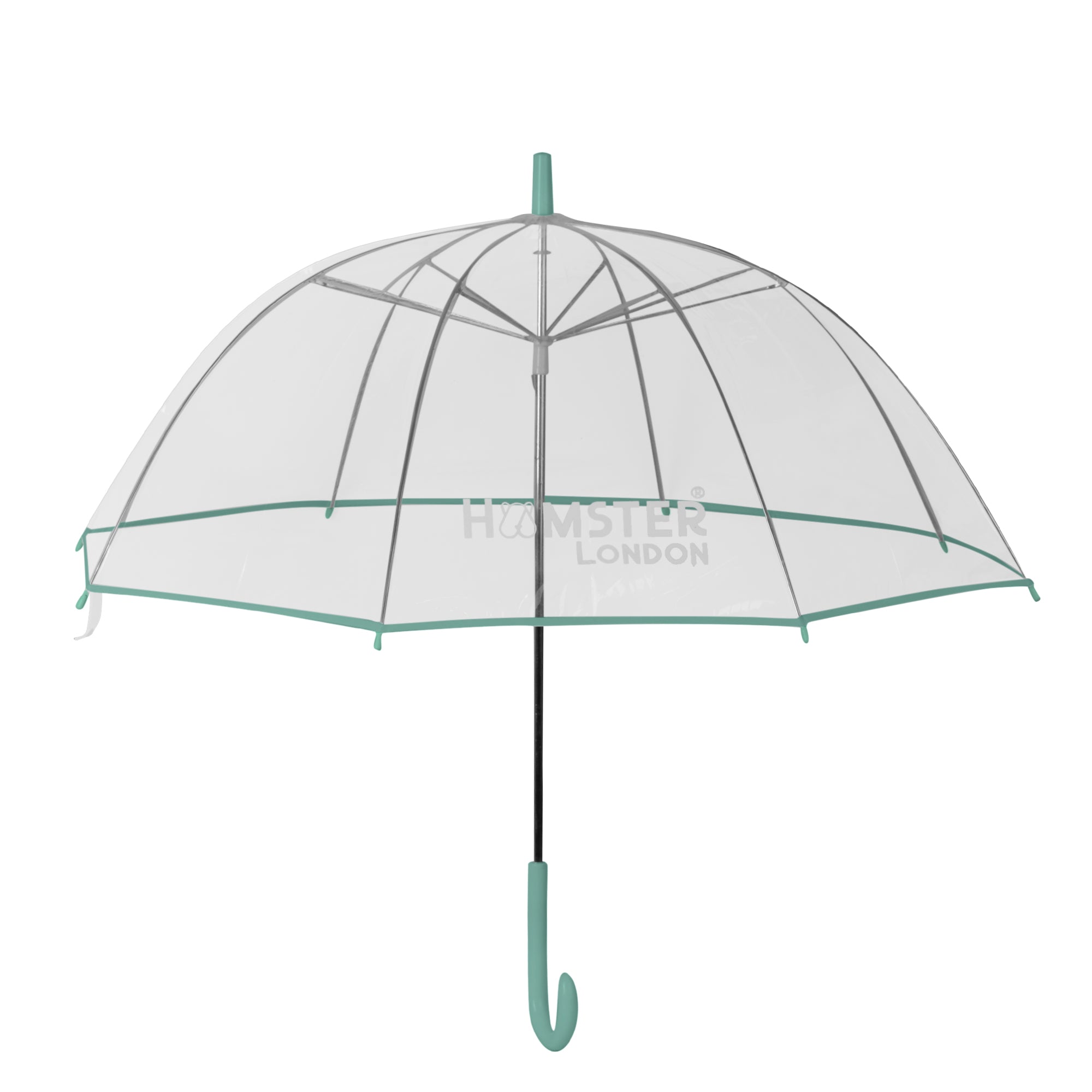 Hamster London Transparent Umbrella Aqua