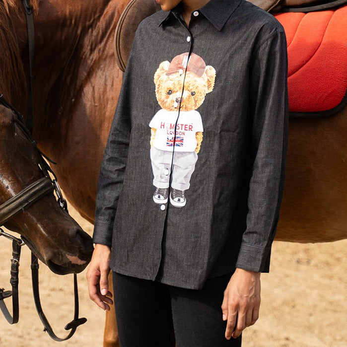 Hamster London Ted H Super Model Shirt Black