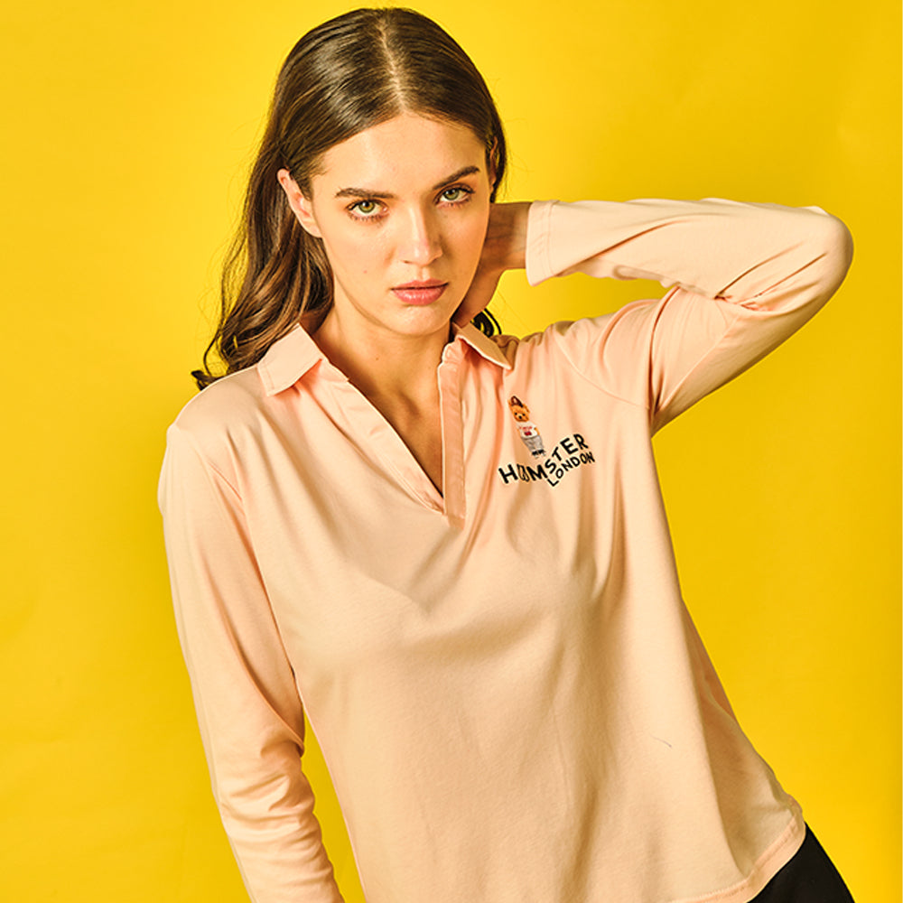 Hamster London Tees Ted H Full Sleeve Peach