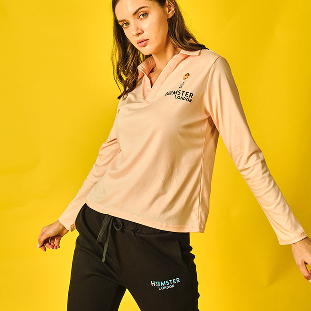 Hamster London Tees Ted H Full Sleeve Peach