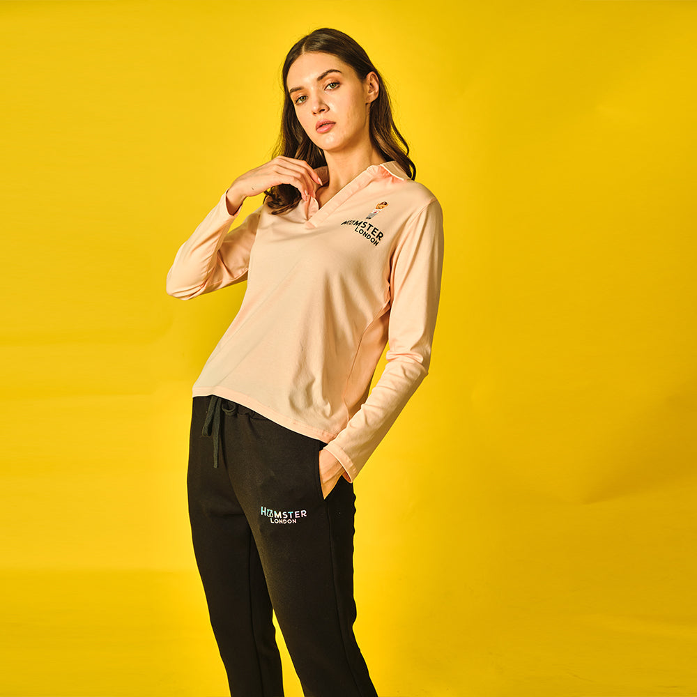 Hamster London Tees Ted H Full Sleeve Peach