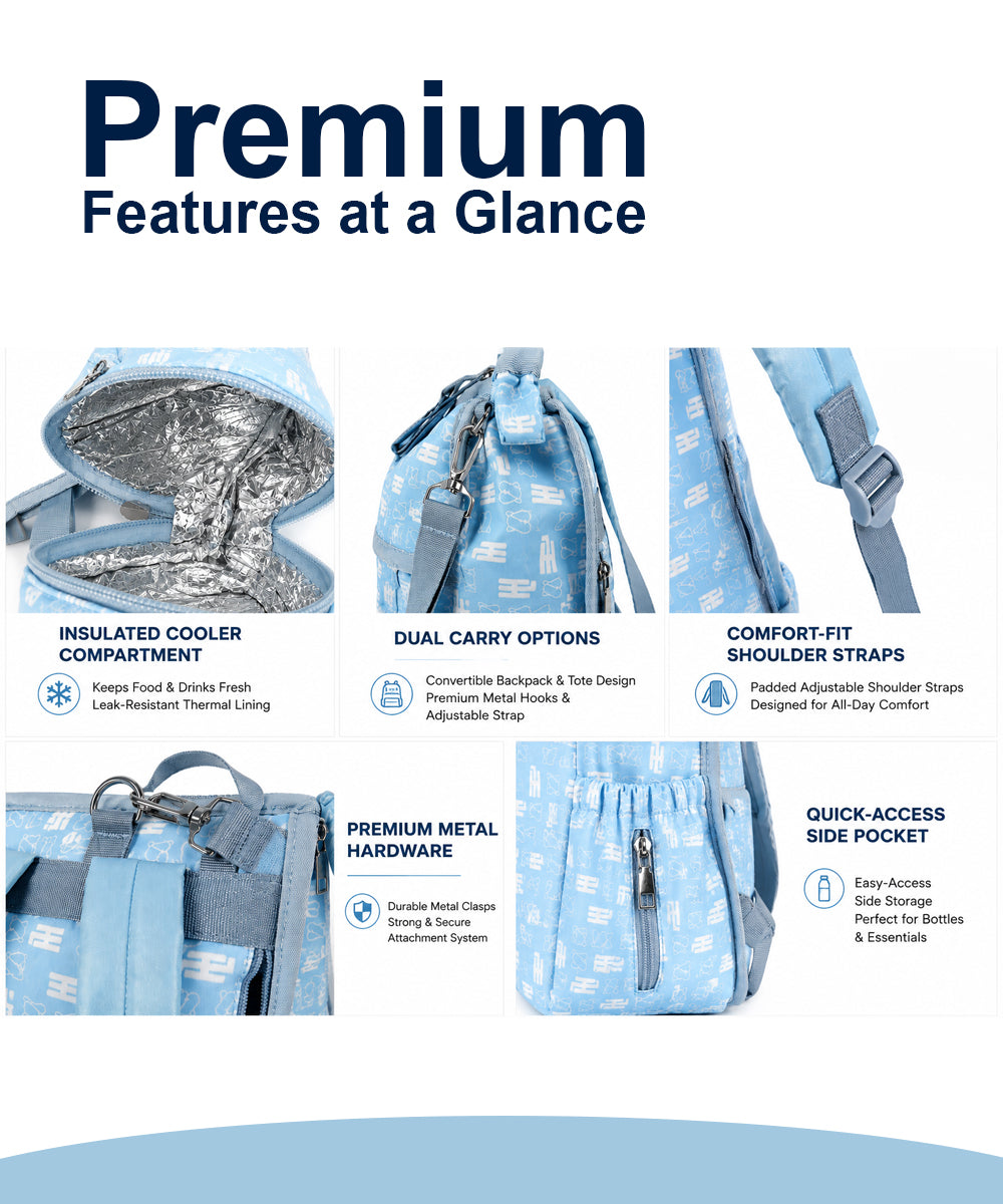 Hamster London Classic All-In-One Bag Blue