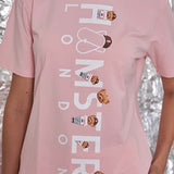 Hamster London Money Cant Buy Teddy  Tees Pink