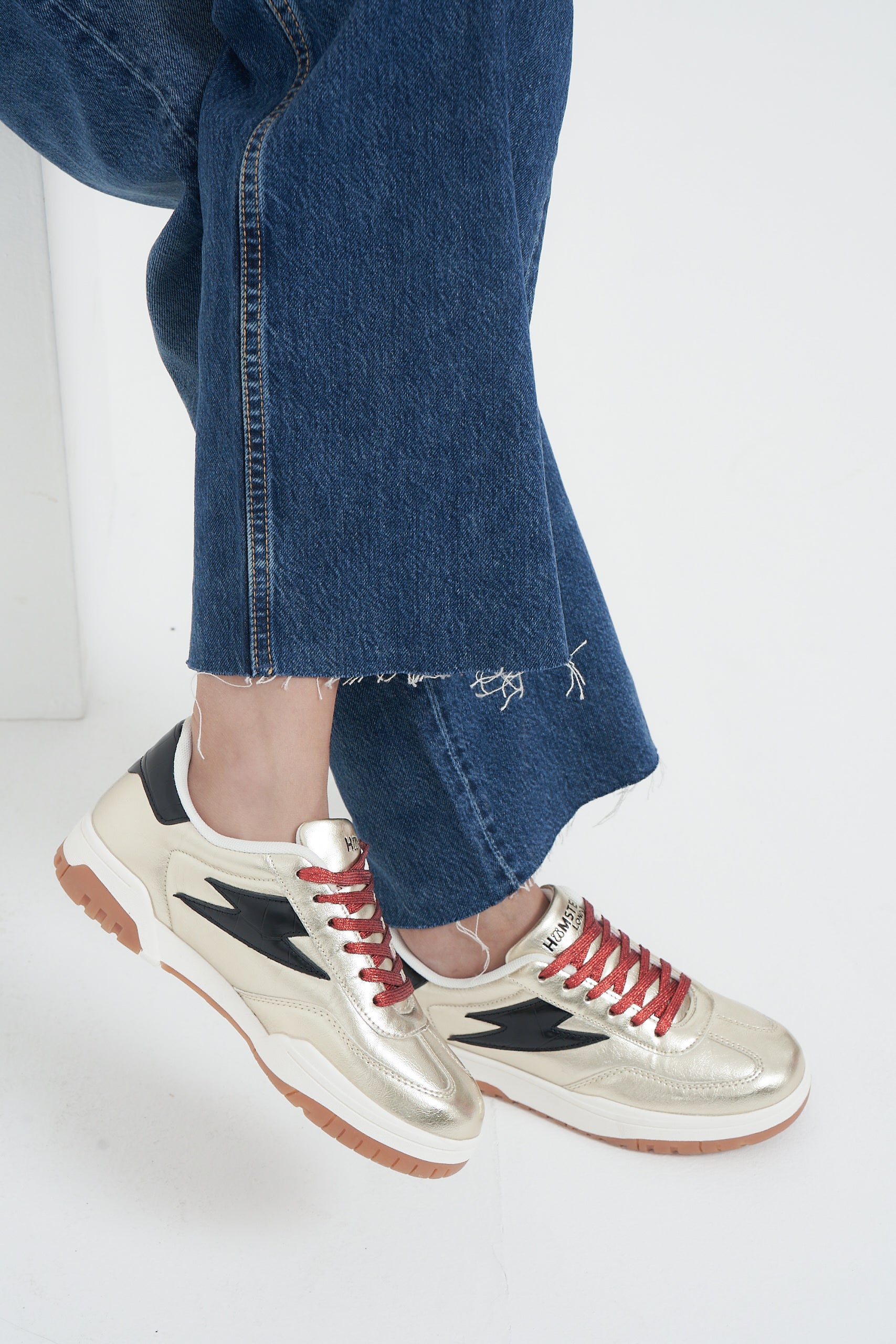 Hamster London Lighting Gold Sneakers