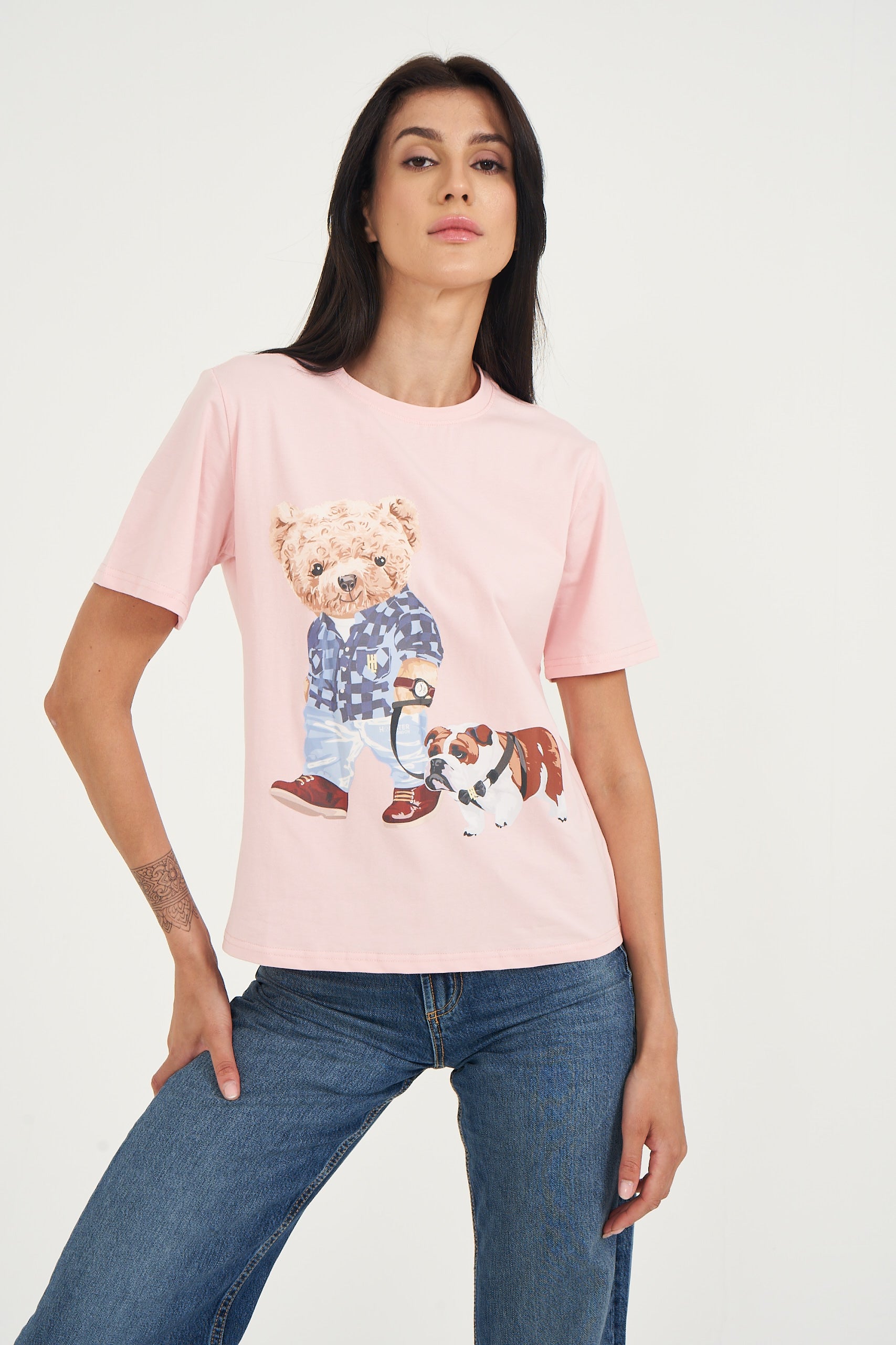 Hamster London Ted H's Best Friend T-Shirt Pink