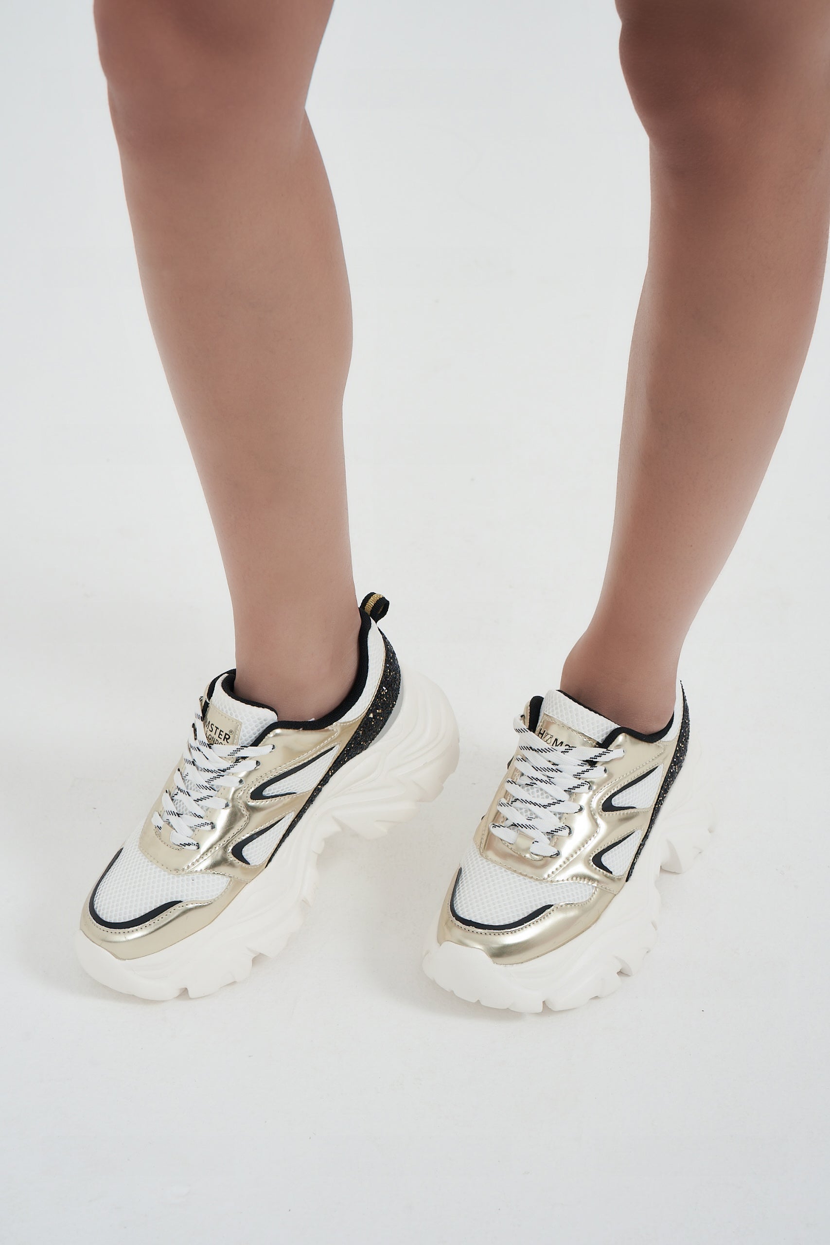 Hamster London Performer Gold Sneakers