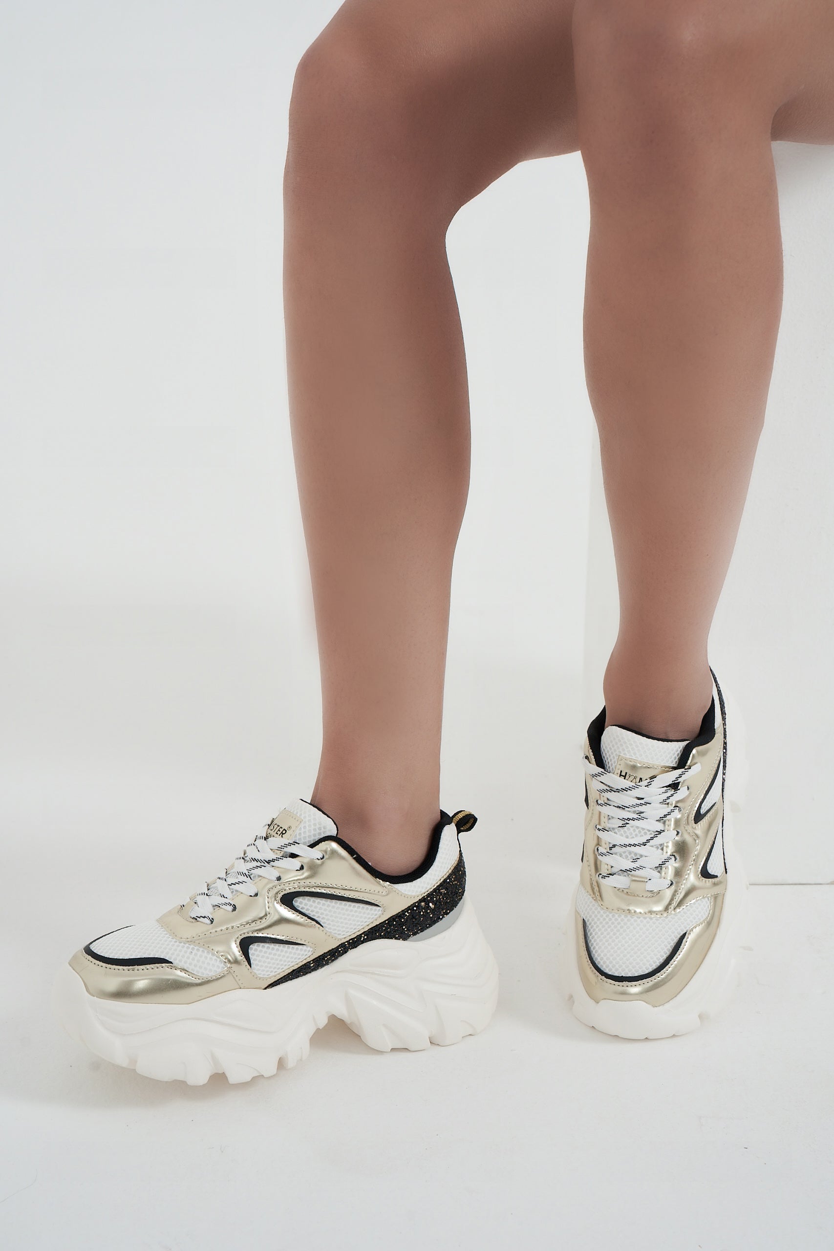 Hamster London Performer Gold Sneakers