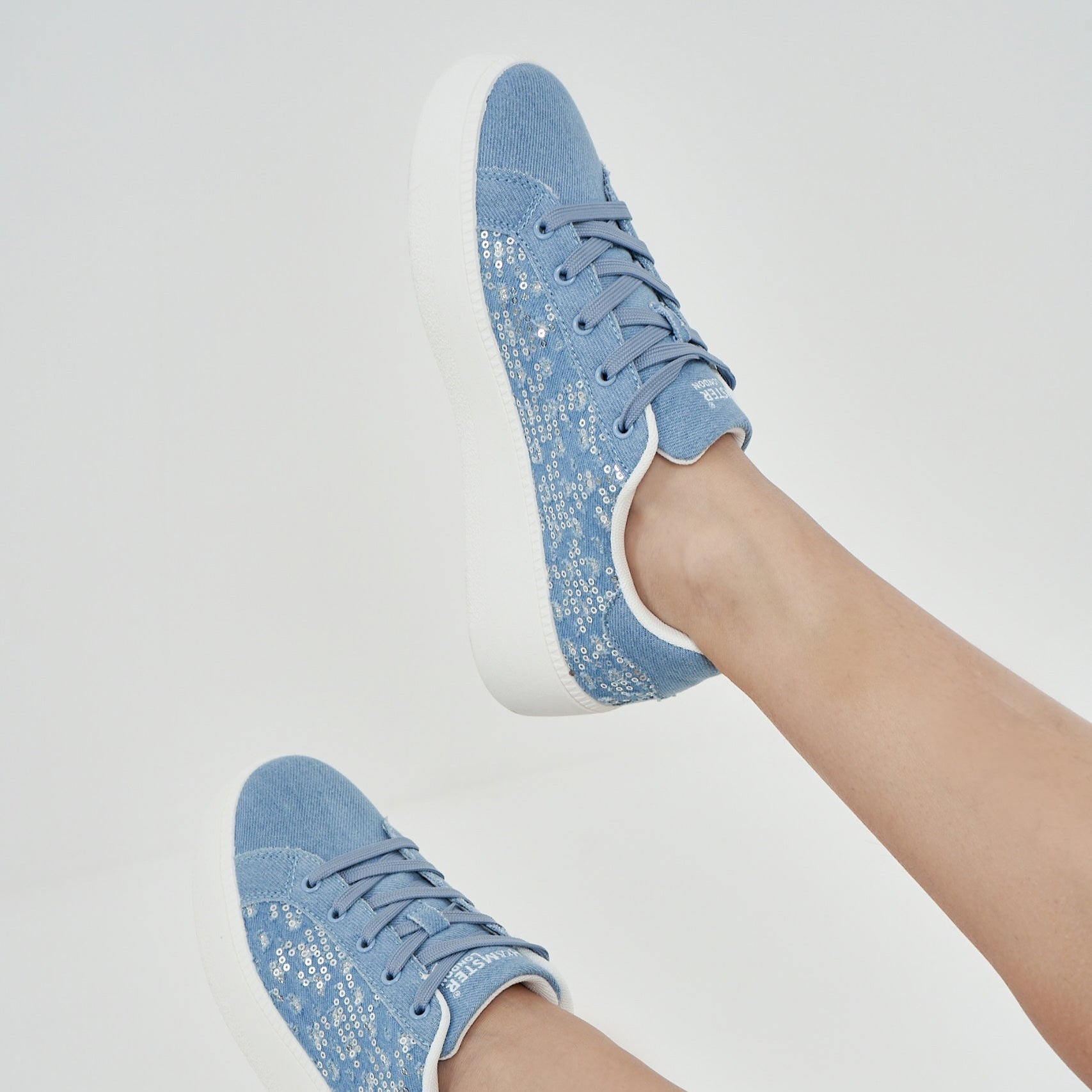 Hamster London Super Model Bling Blue Sneakers