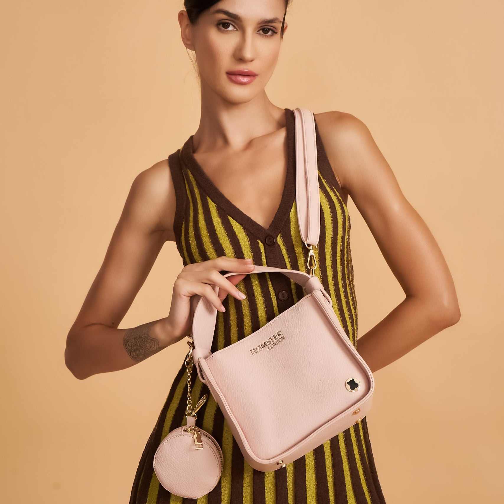 Hamster London Roma Top Handle Mini Light Pink