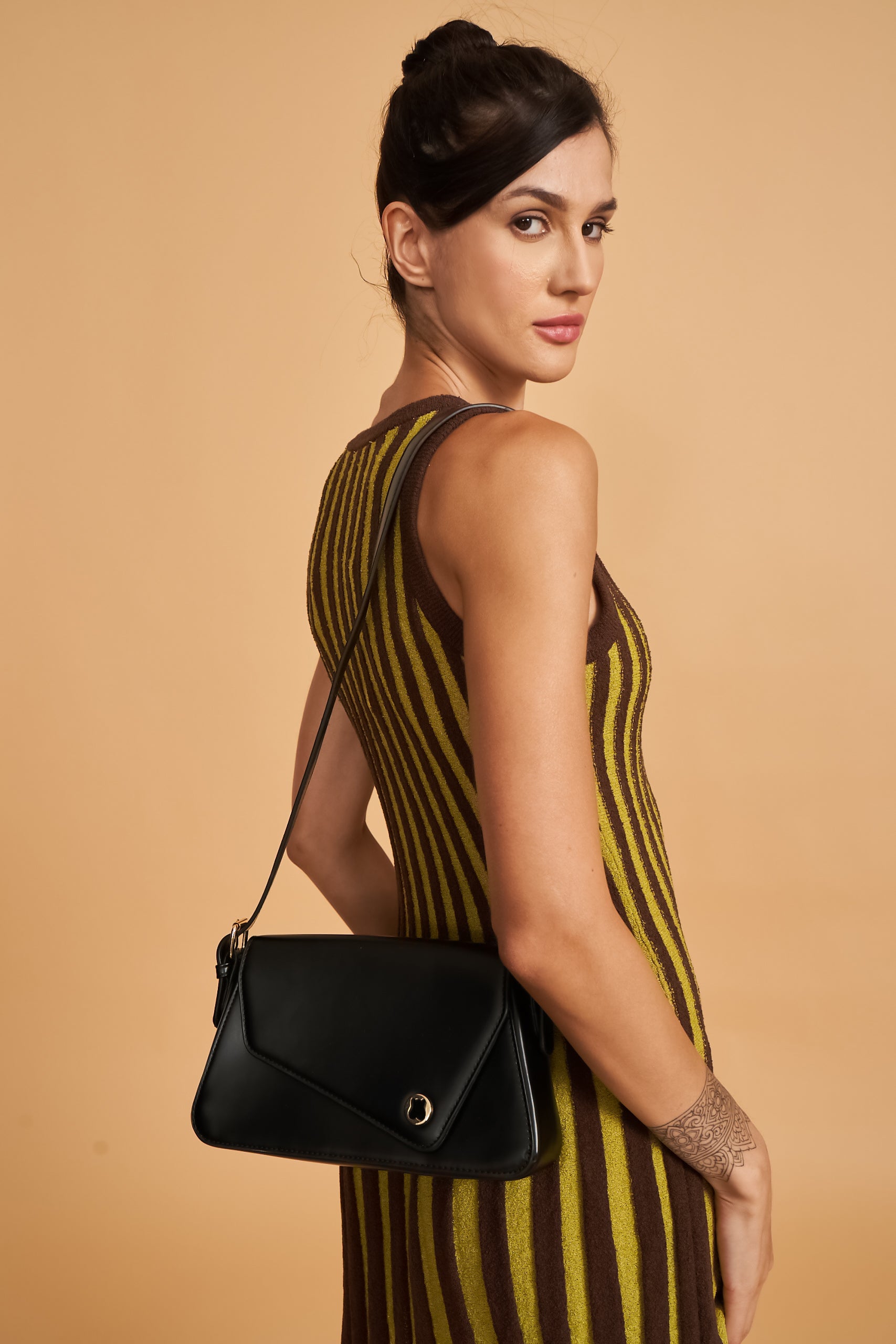 Hamster London Roma Jigsaw Bag Black