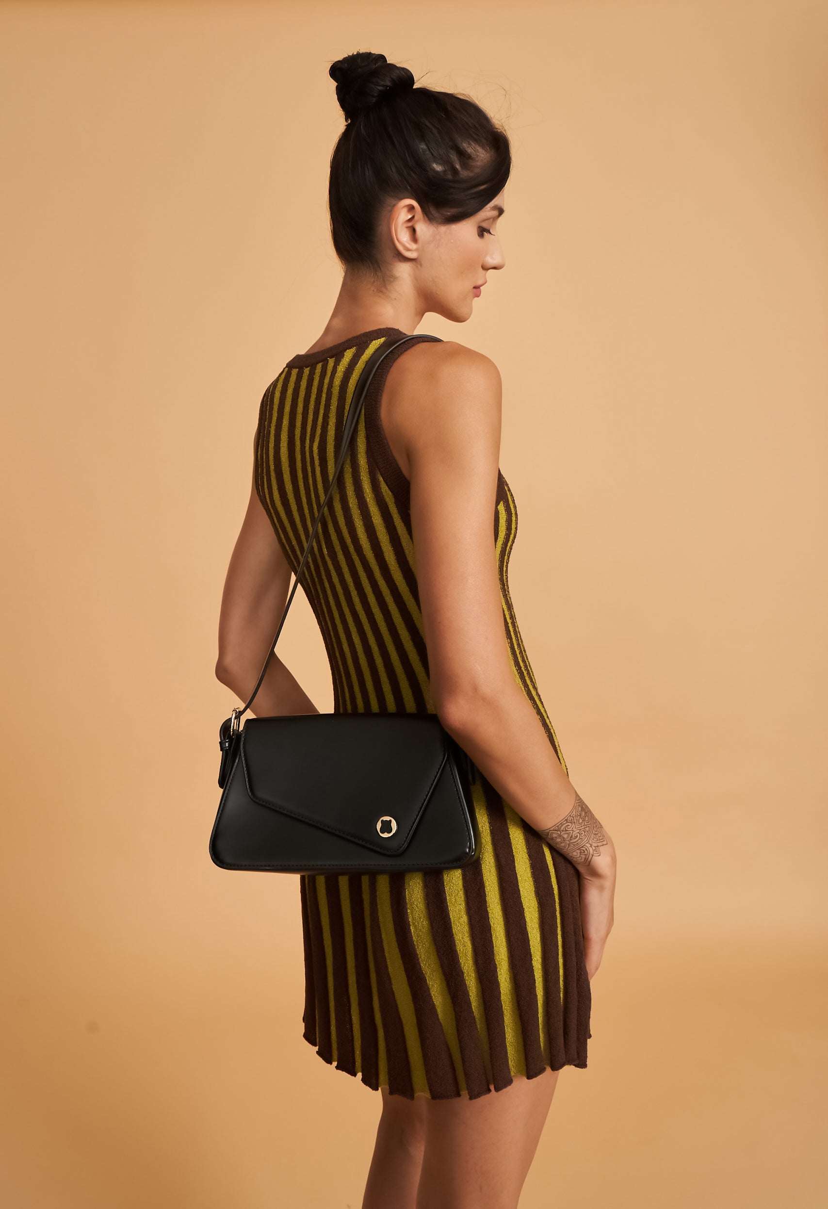 Hamster London Roma Jigsaw Bag Black