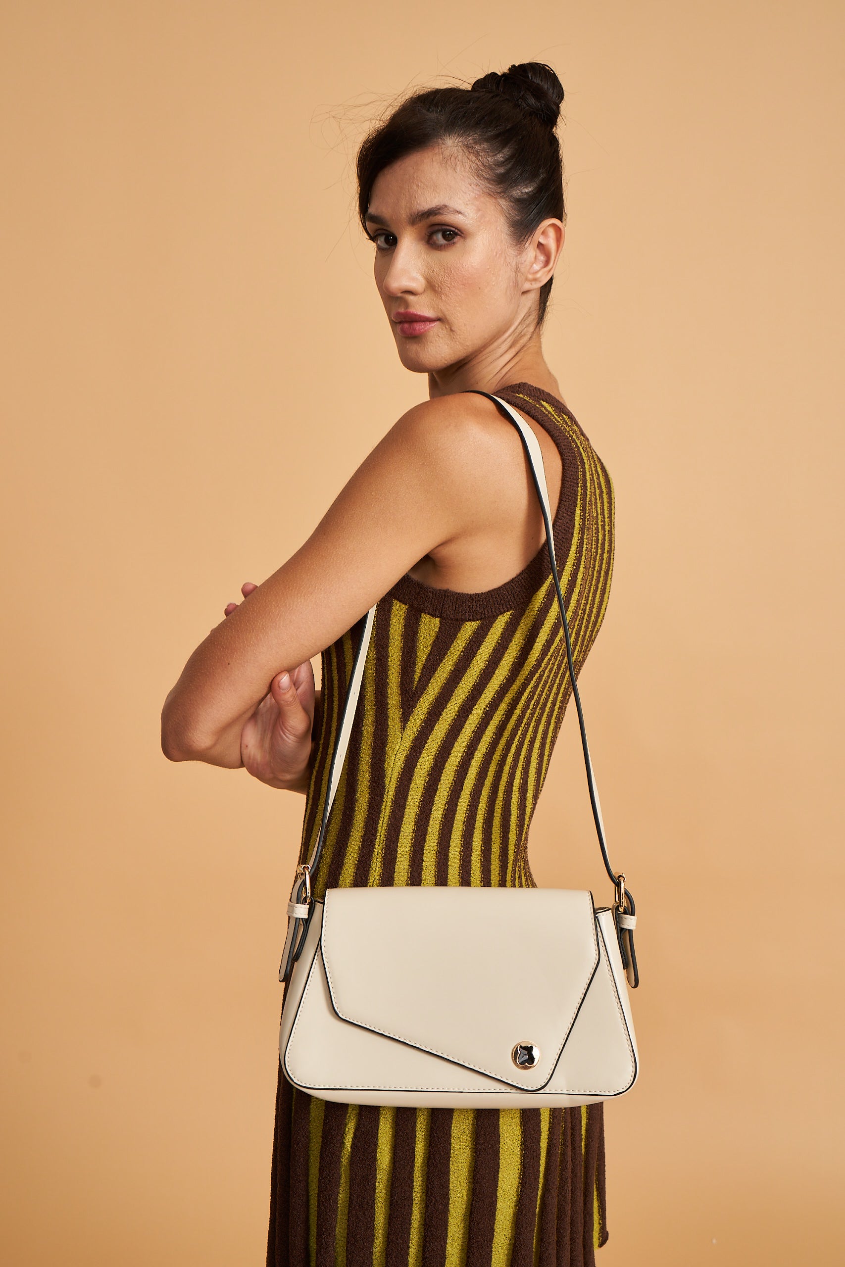 Hamster London Roma Jigsaw Bag Off-White