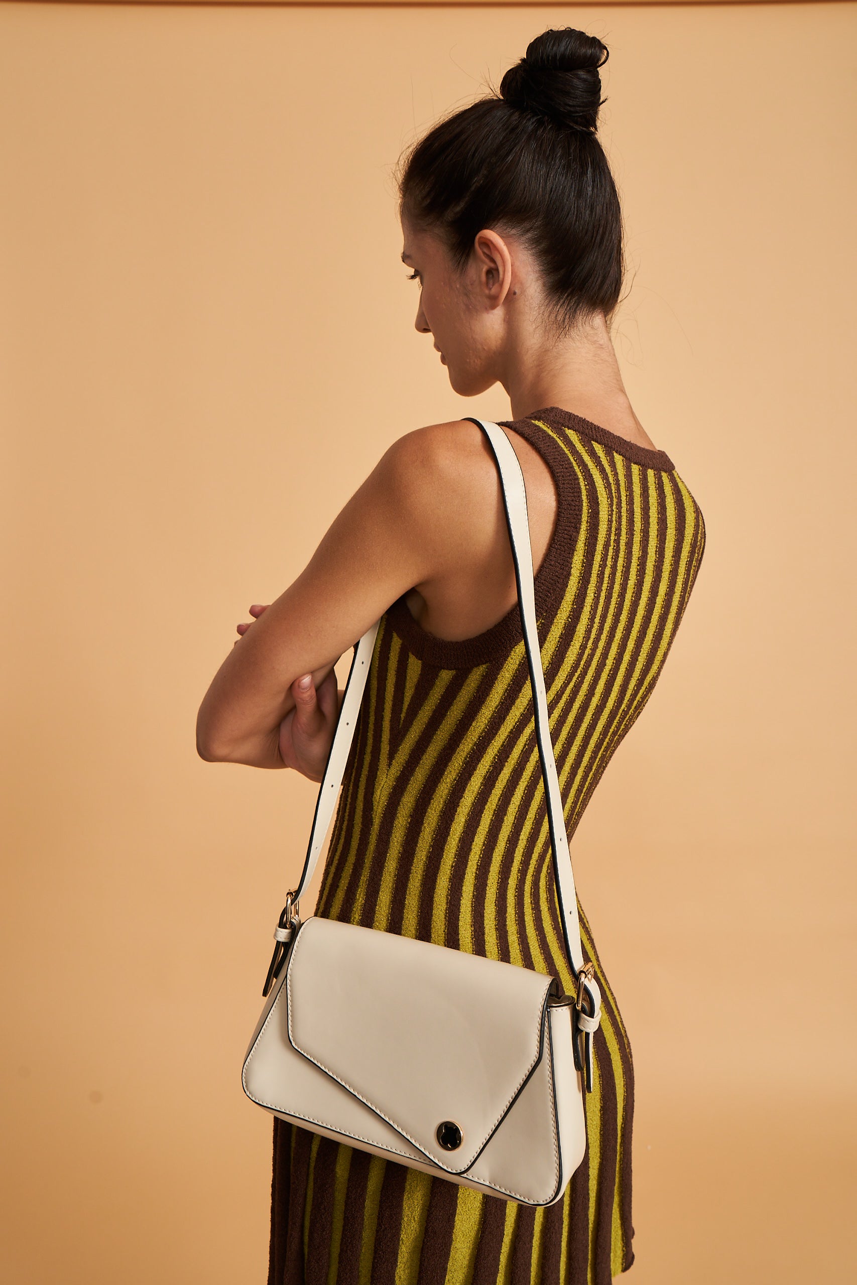 Hamster London Roma Jigsaw Bag Off-White