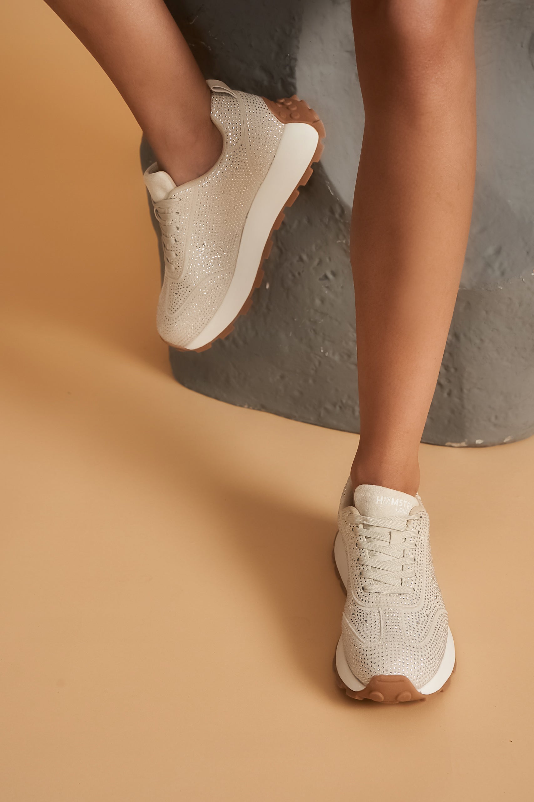 Hamster London Love Stone Off White Sneakers