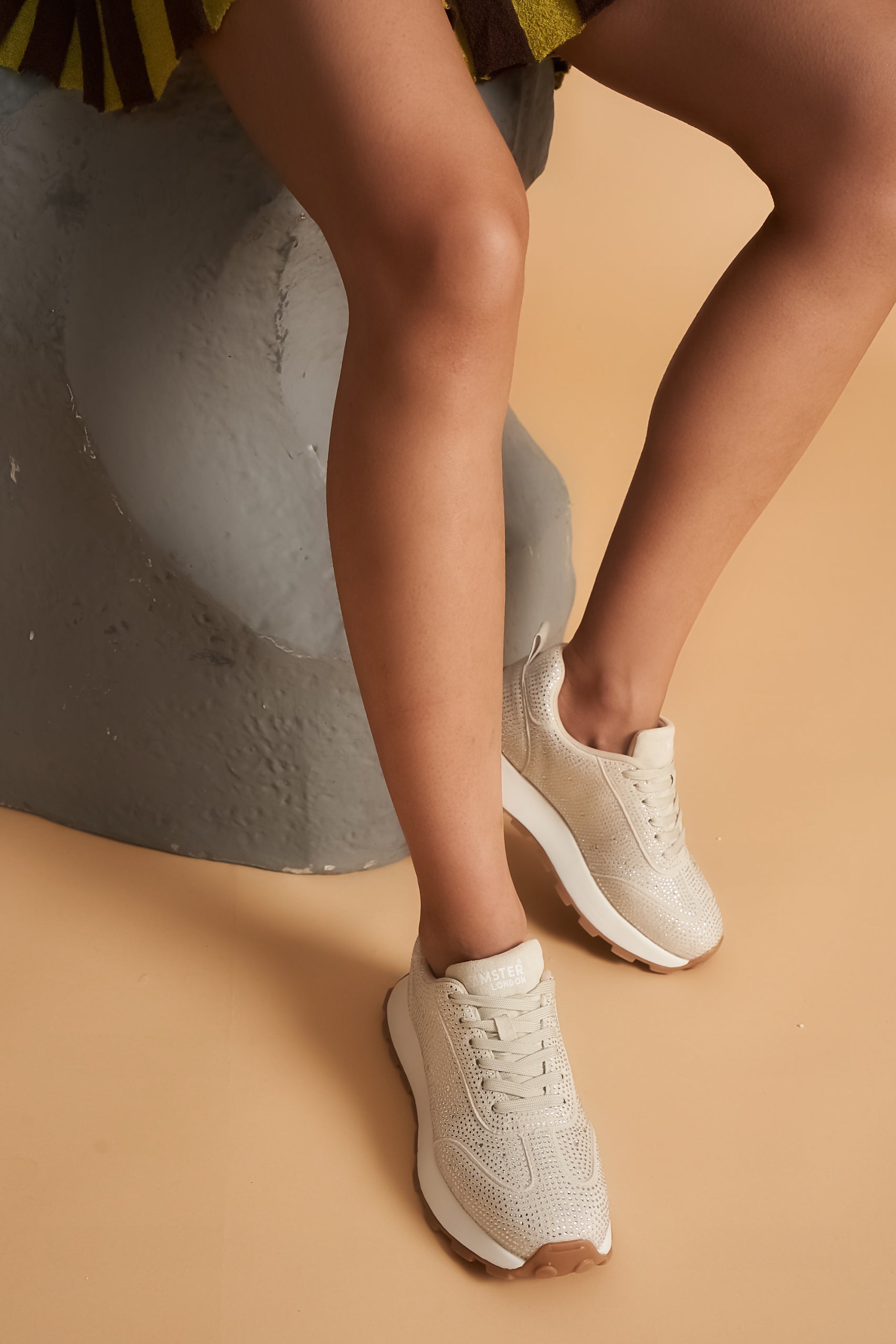 Hamster London Love Stone Off White Sneakers