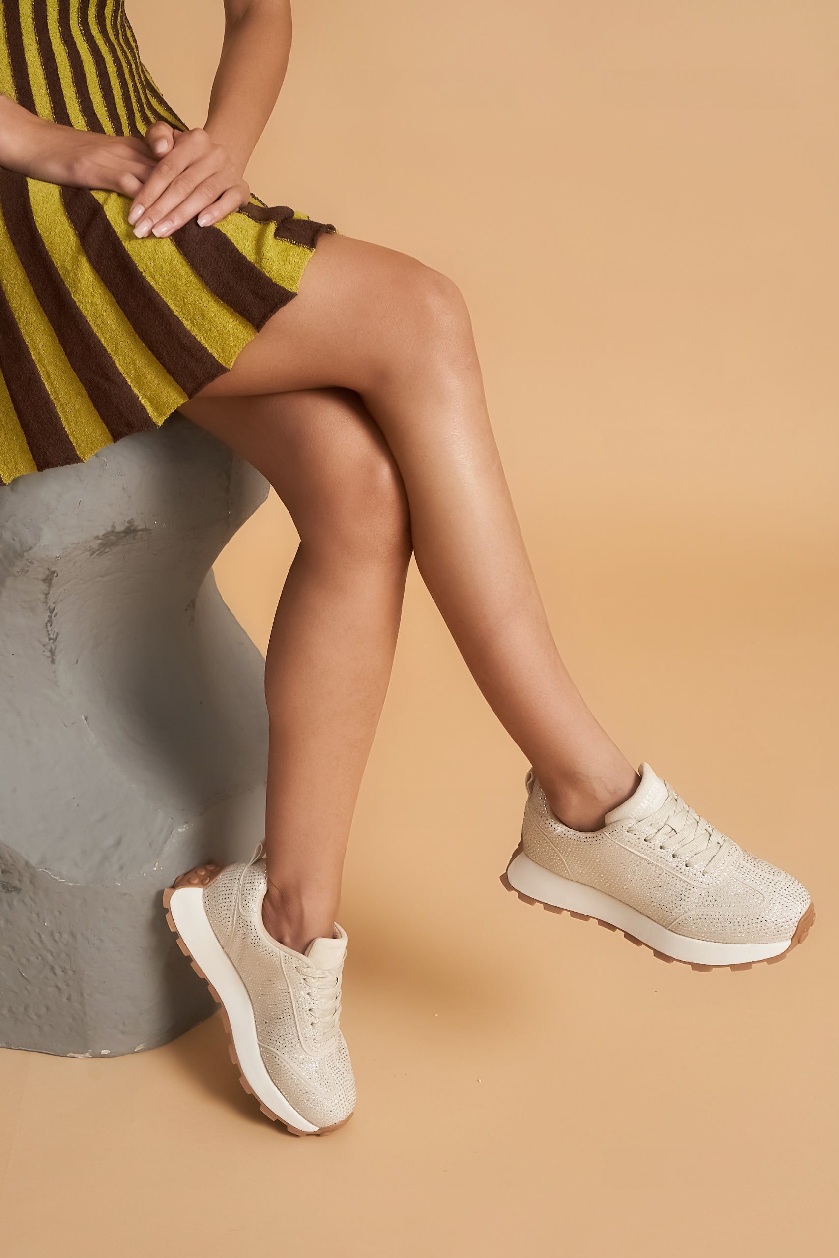 Hamster London Love Stone Off White Sneakers