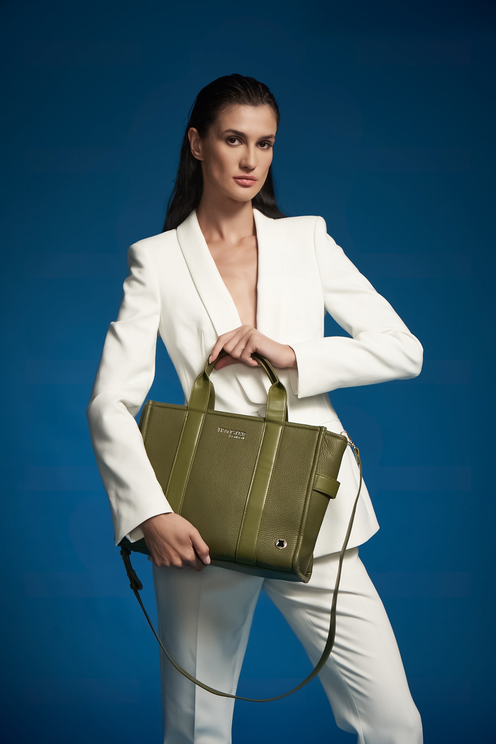 Hamster London Roma Tote Bag Olive
