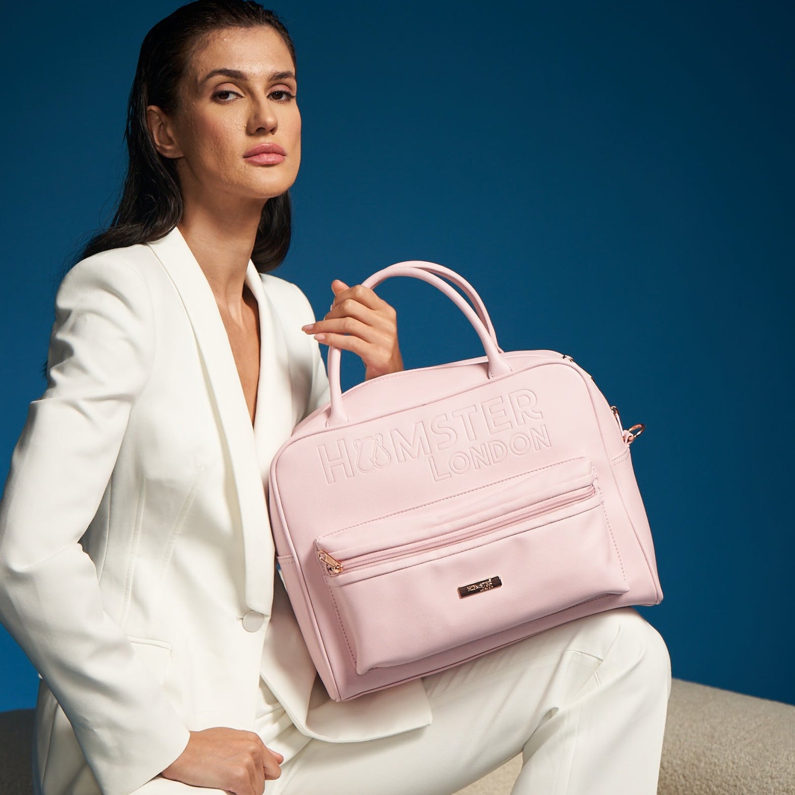 Hamster London Melissa Hand Bag Pink