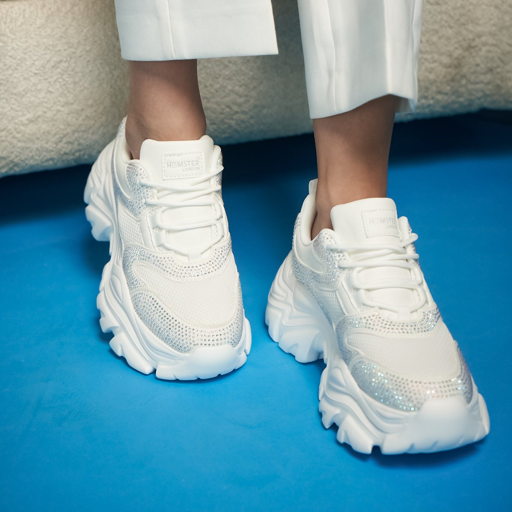 Hamster London Booster White Sneakers