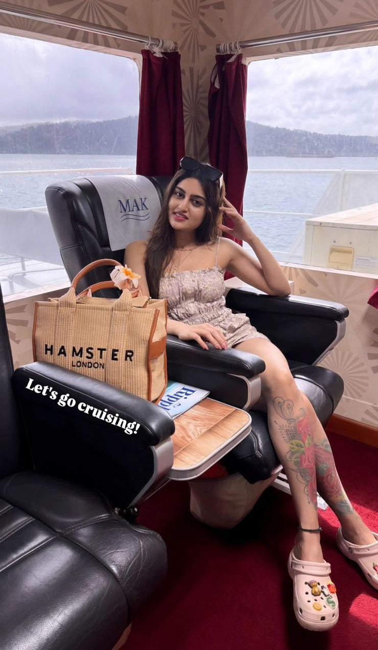 Hamster London Beverley Coastline Tote Bag Brown