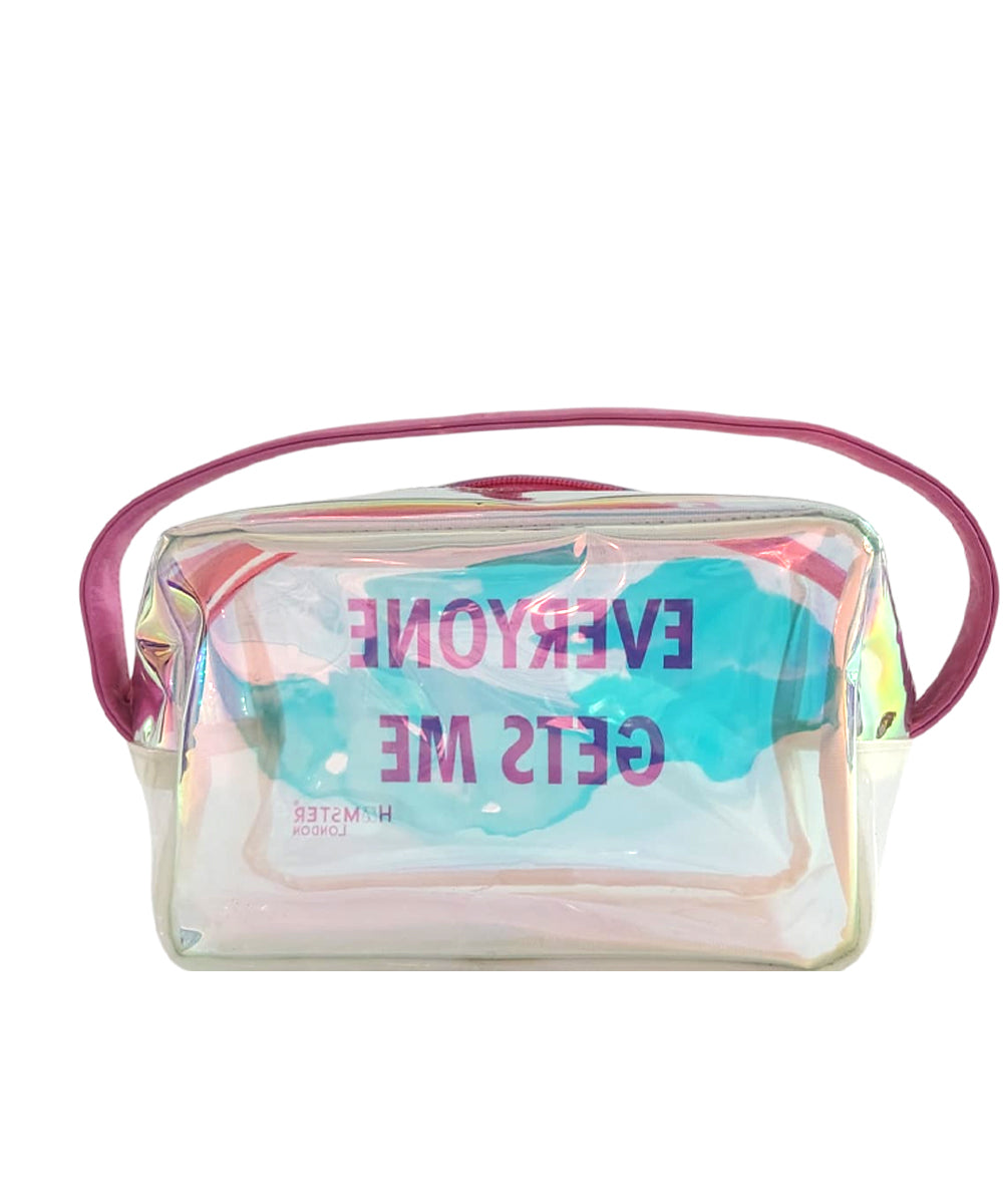 Hamster London Everyone Gets Me Pouch Pink
