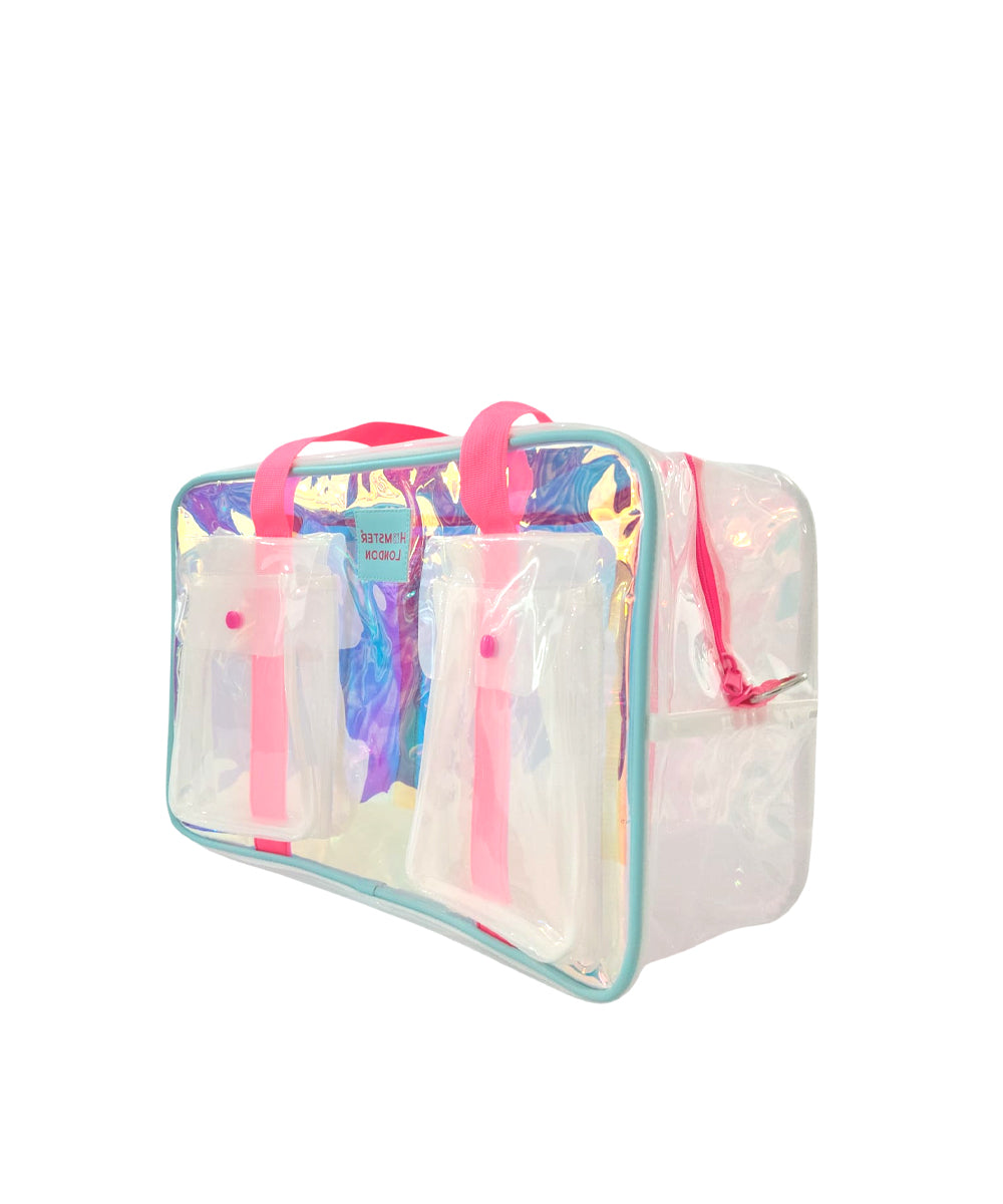 Hamster London Jelly Duffle White