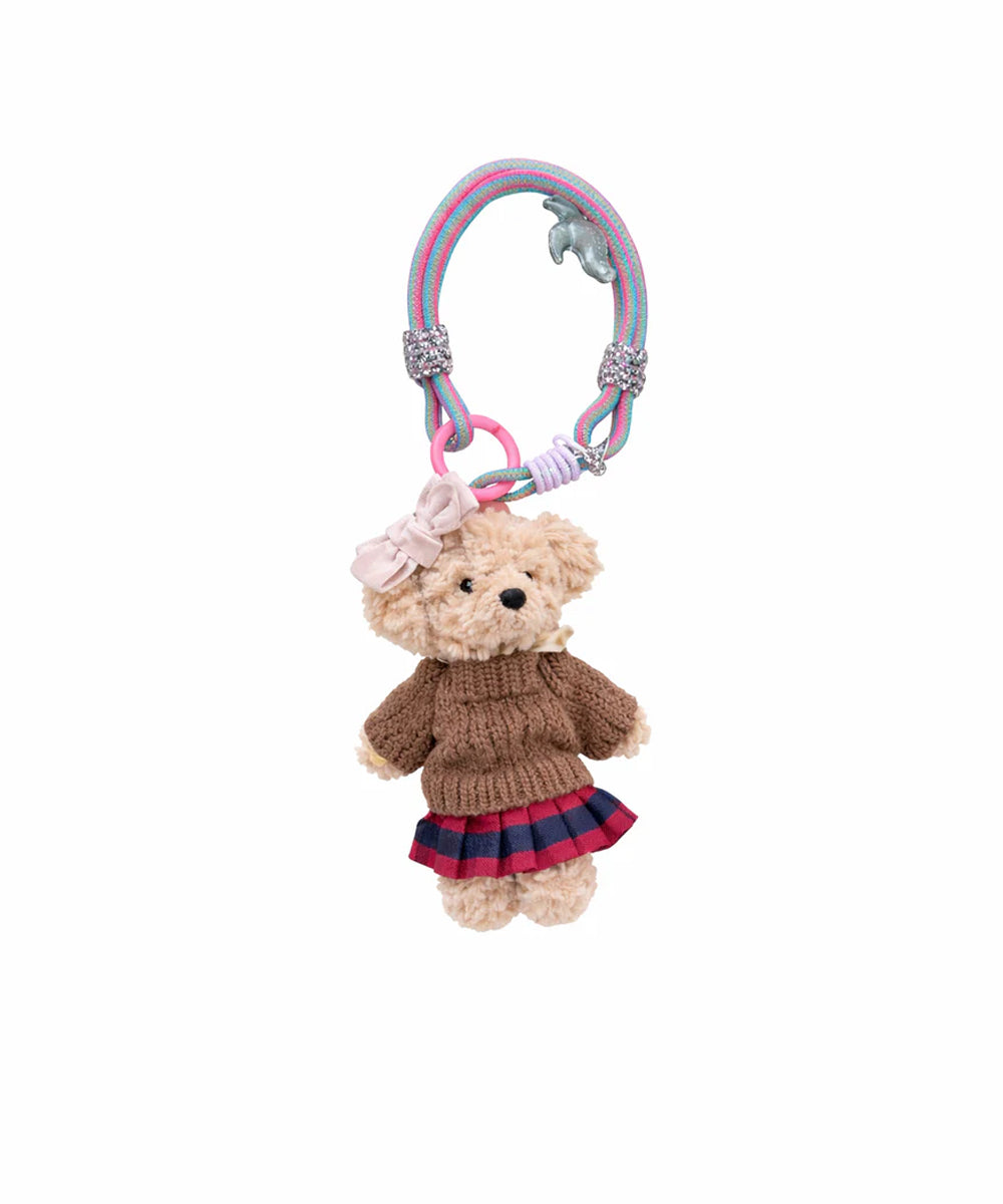 Hamster London Luxe Soft Cute Cafe Bear Bag Charm