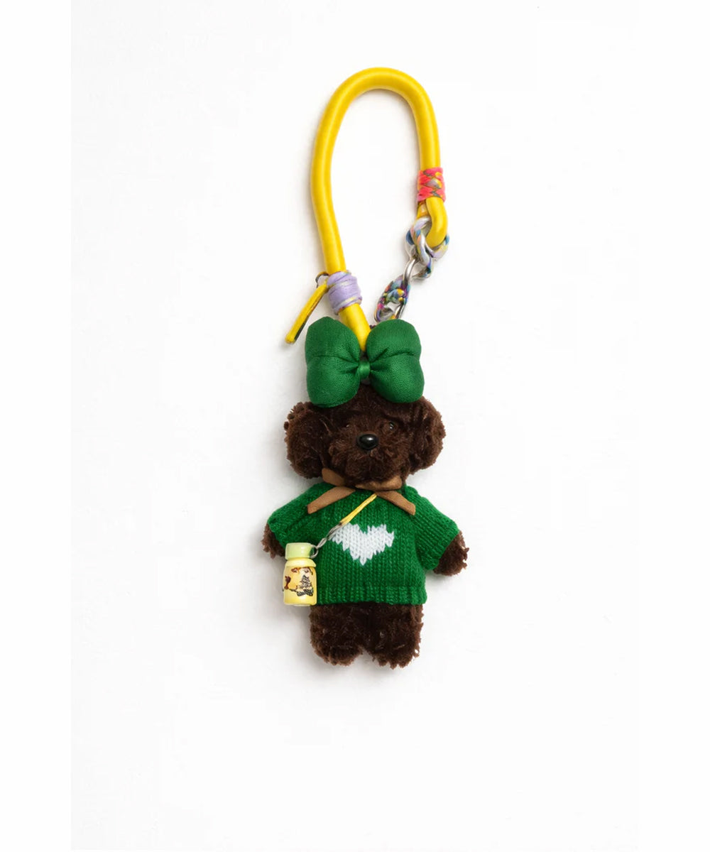 Hamster London Luxe Soft Green Buddy Bear Bag Charm