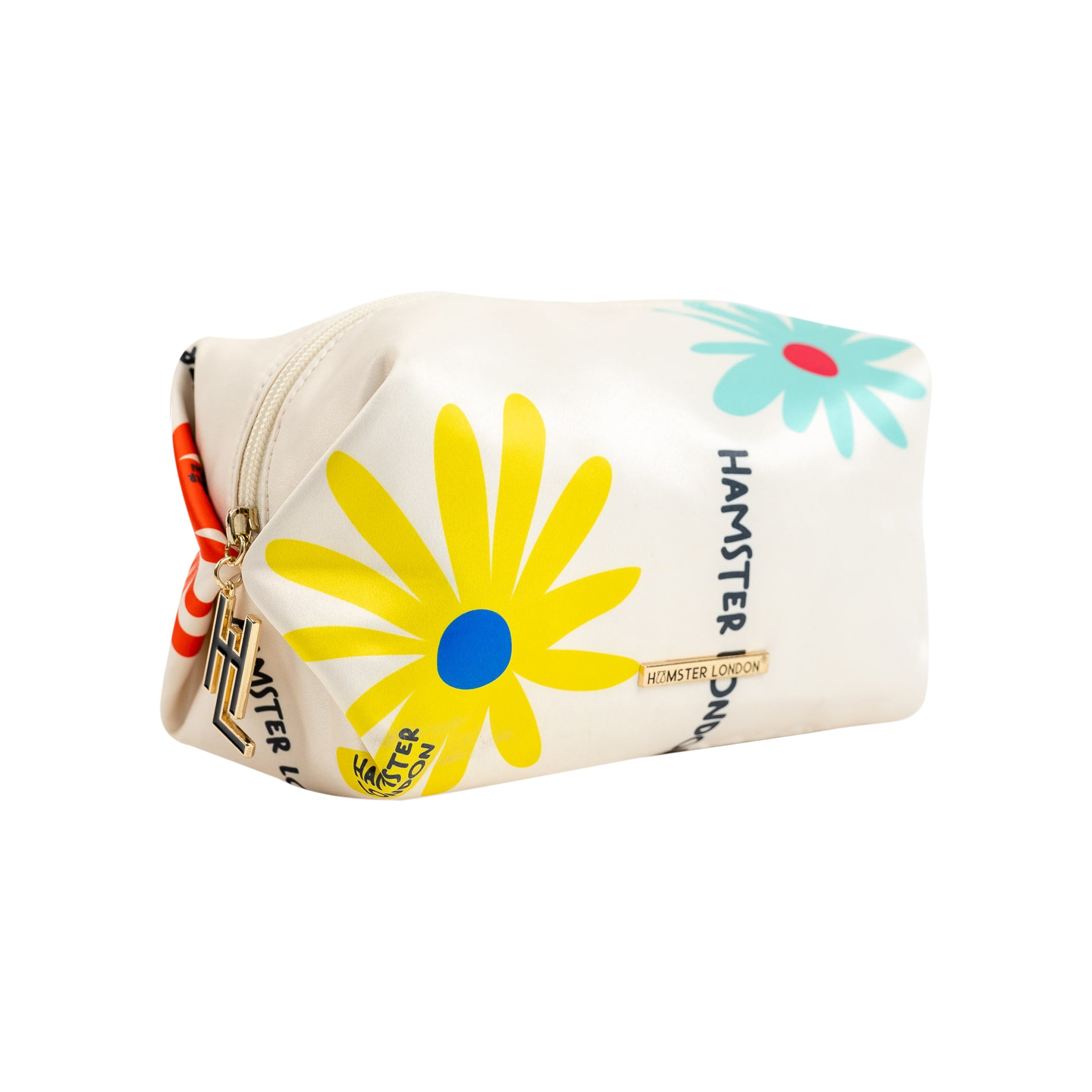 Hamster London Blush Satin Beauty Pouch