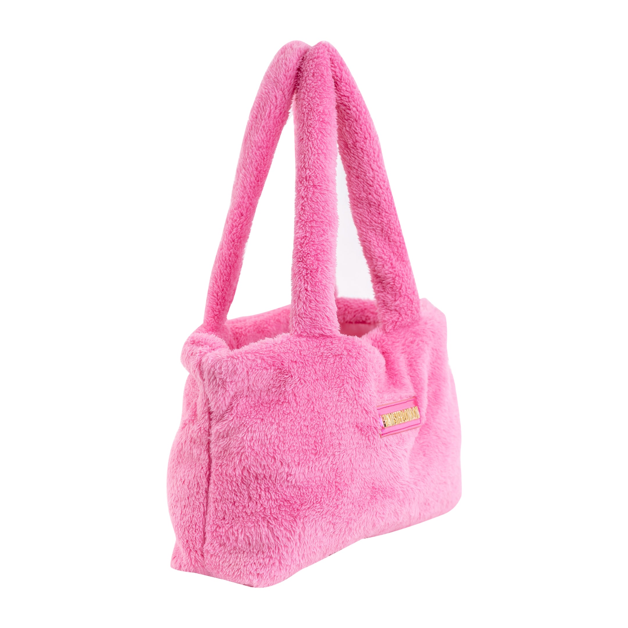 Hamster London Fur Baby Tote Bag Pink