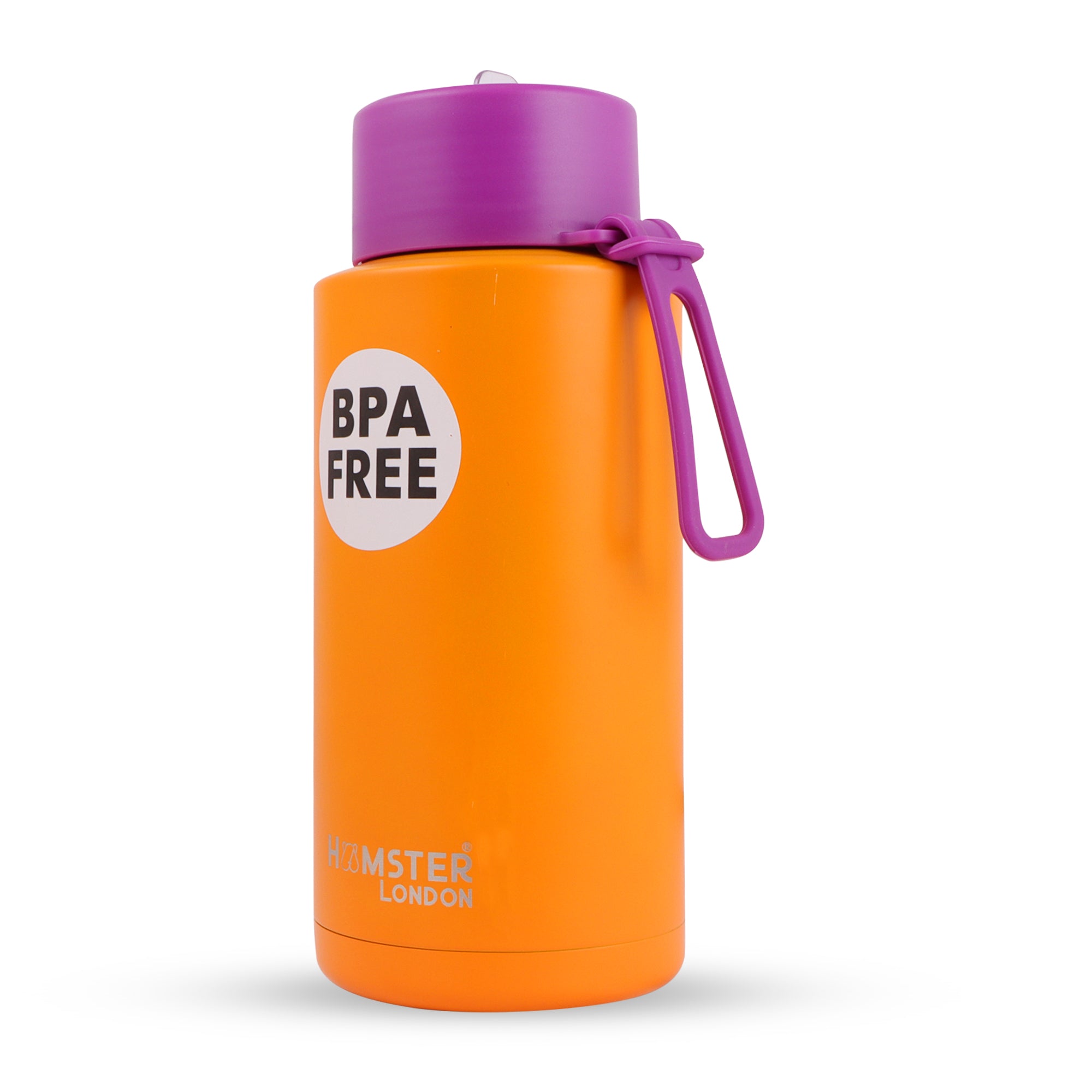 Hamster London Drynk Bottle Orange With Personalization