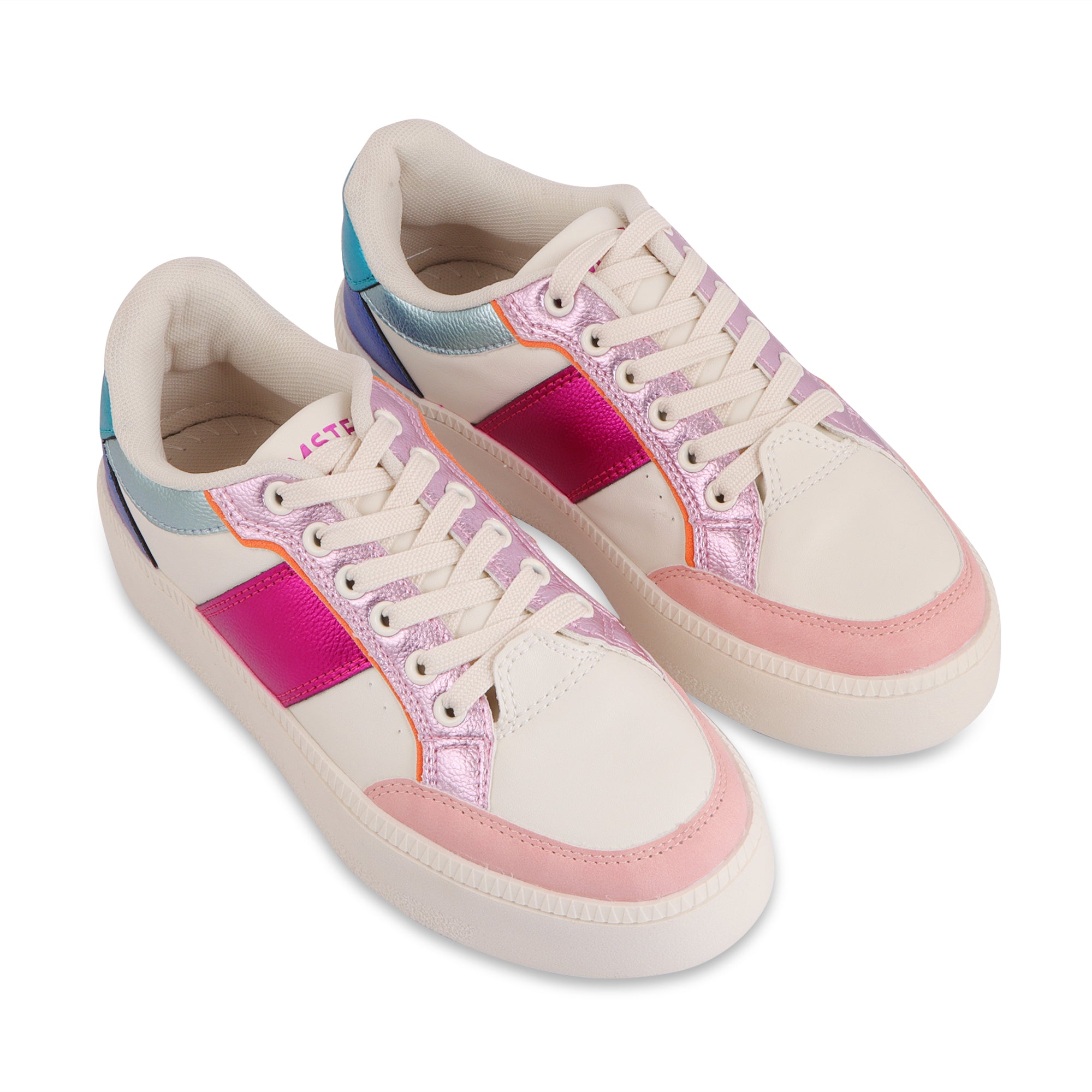 Hamster London Sci- Fi Party Multi Sneakers With Rainbow Sling