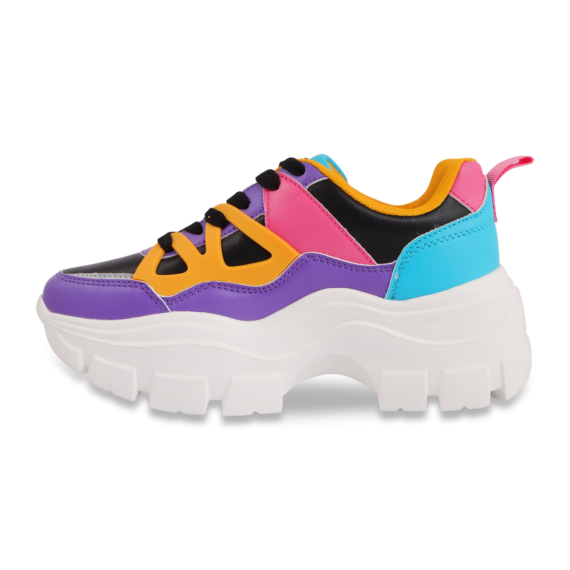Hamster London Marcella Party Retro Purple Sneakers