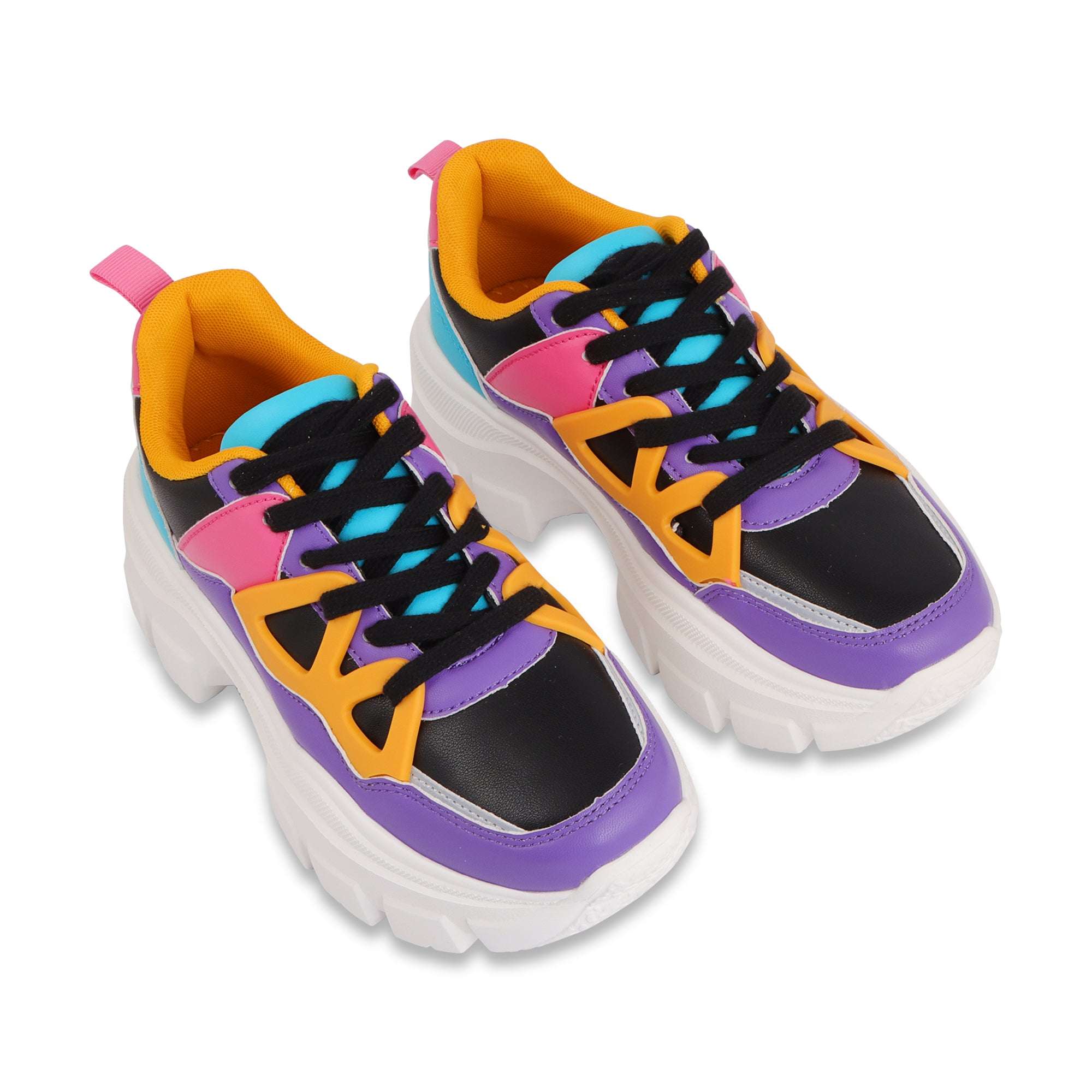 Hamster London Marcella Party Retro Purple Sneakers