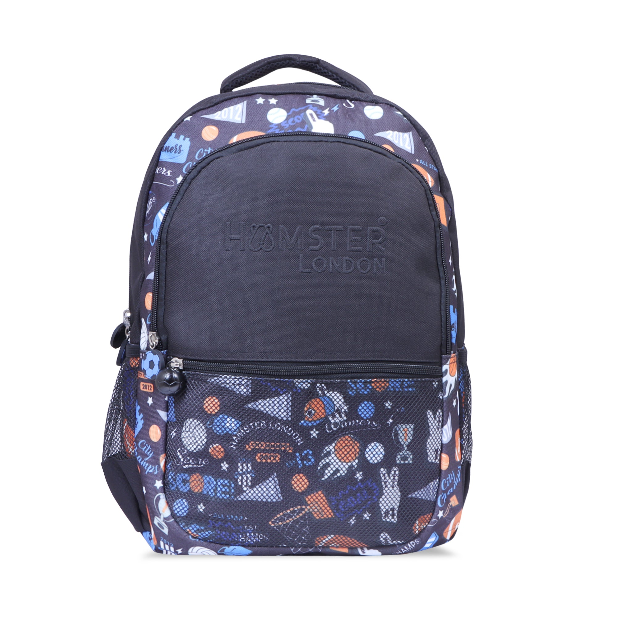 Hamster London School Bundle City Champ Backpack + Lunch Bag + Pouch + Sipper