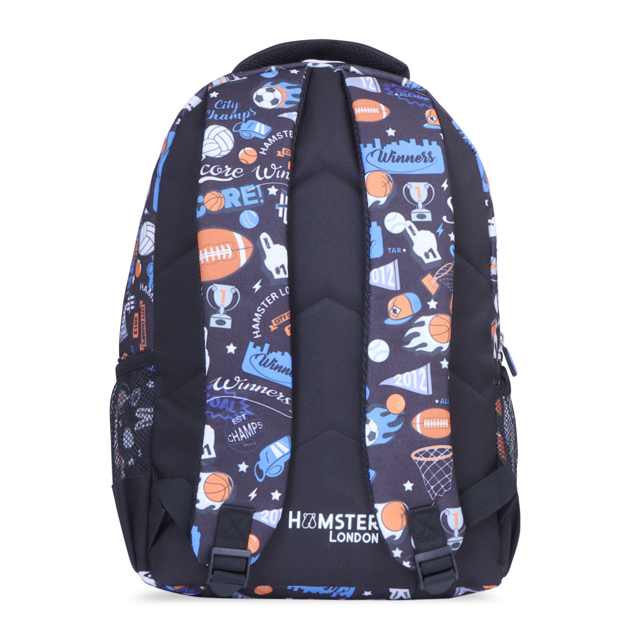 Hamster London School Bundle City Champ Backpack + Lunch Bag + Pouch + Sipper