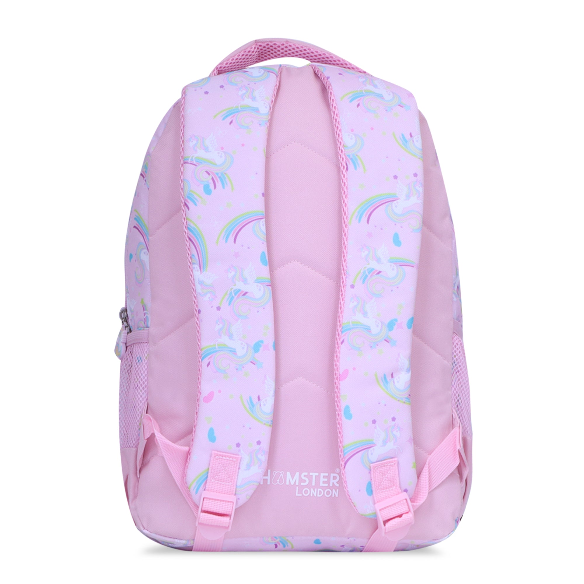 Hamster London School Bundle Perky Unicorn Backpack + Sling + Pouch + Sipper